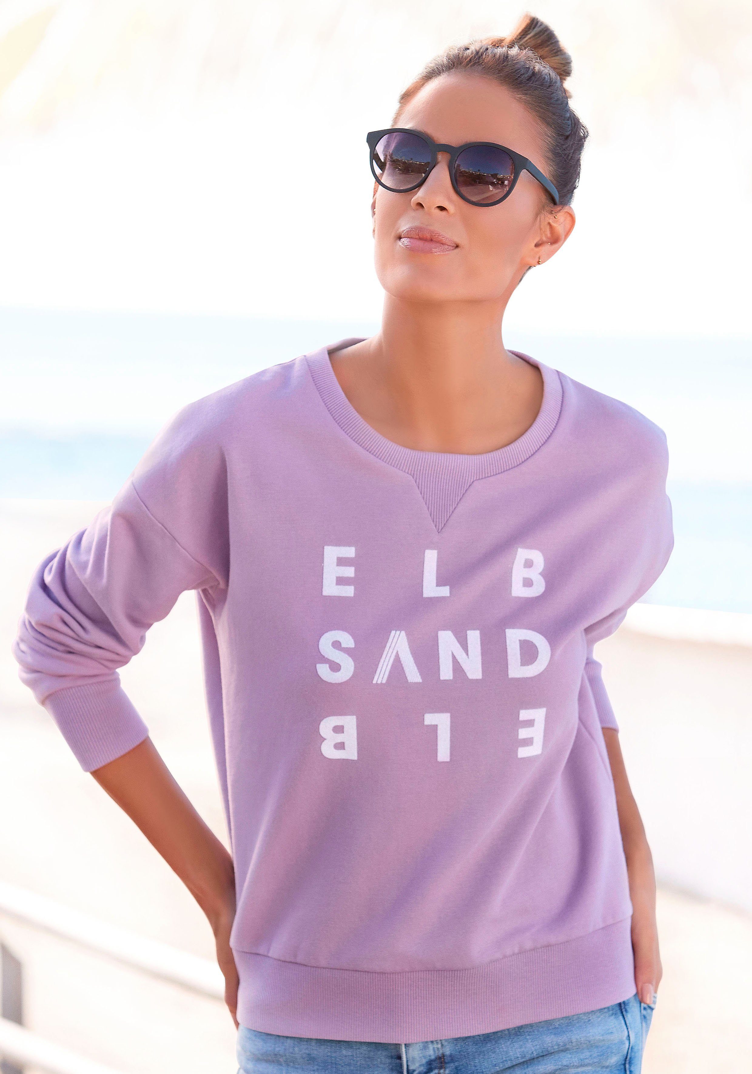 Sweatshirt mit Ylva Elbsand Logodruck