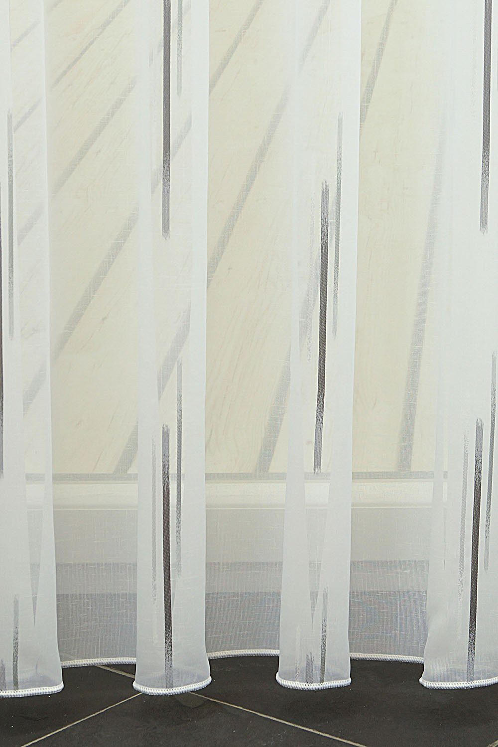 LYSEL® Gardine nstore Schiefer (1 St), transparent, HxB 245x200cm günstig online kaufen