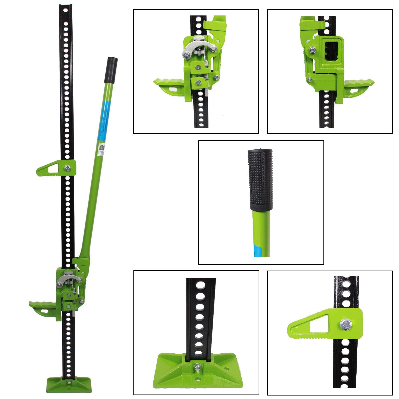 Druckluftgeräte-Set Farm Jack Wagenheber 150 cm 60" Offroad Heber ATV 4x4 Stockwinde