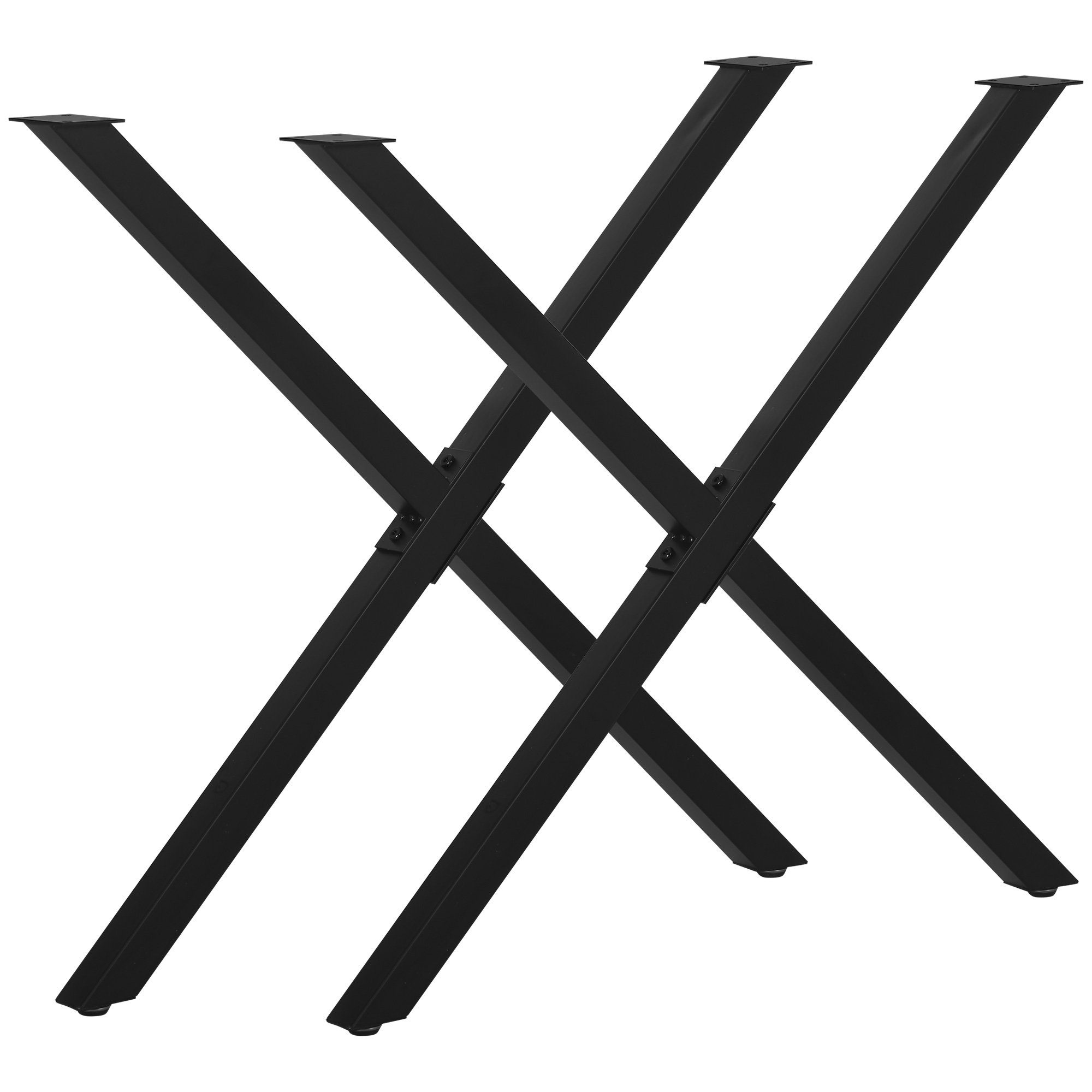 HOMCOM Tischbein 2 Stück Tischfüße für Esstisch Schreibtisch Tischgestell i günstig online kaufen