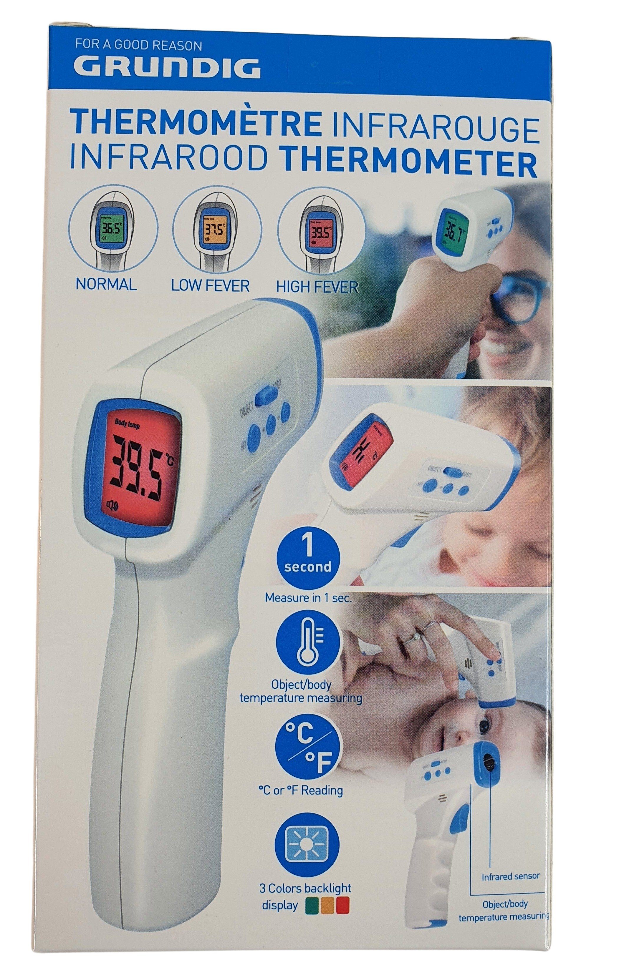 Fieberthermometer Infrarot Thermometer Stirnthermometer kontaktlos Fieberthermometer