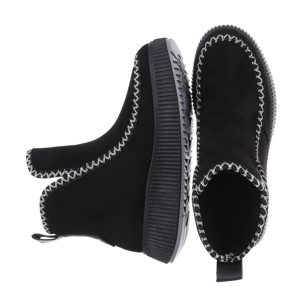 Ital-Design Damen Freizeit Plateaustiefelette (87214681) Flach günstig online kaufen