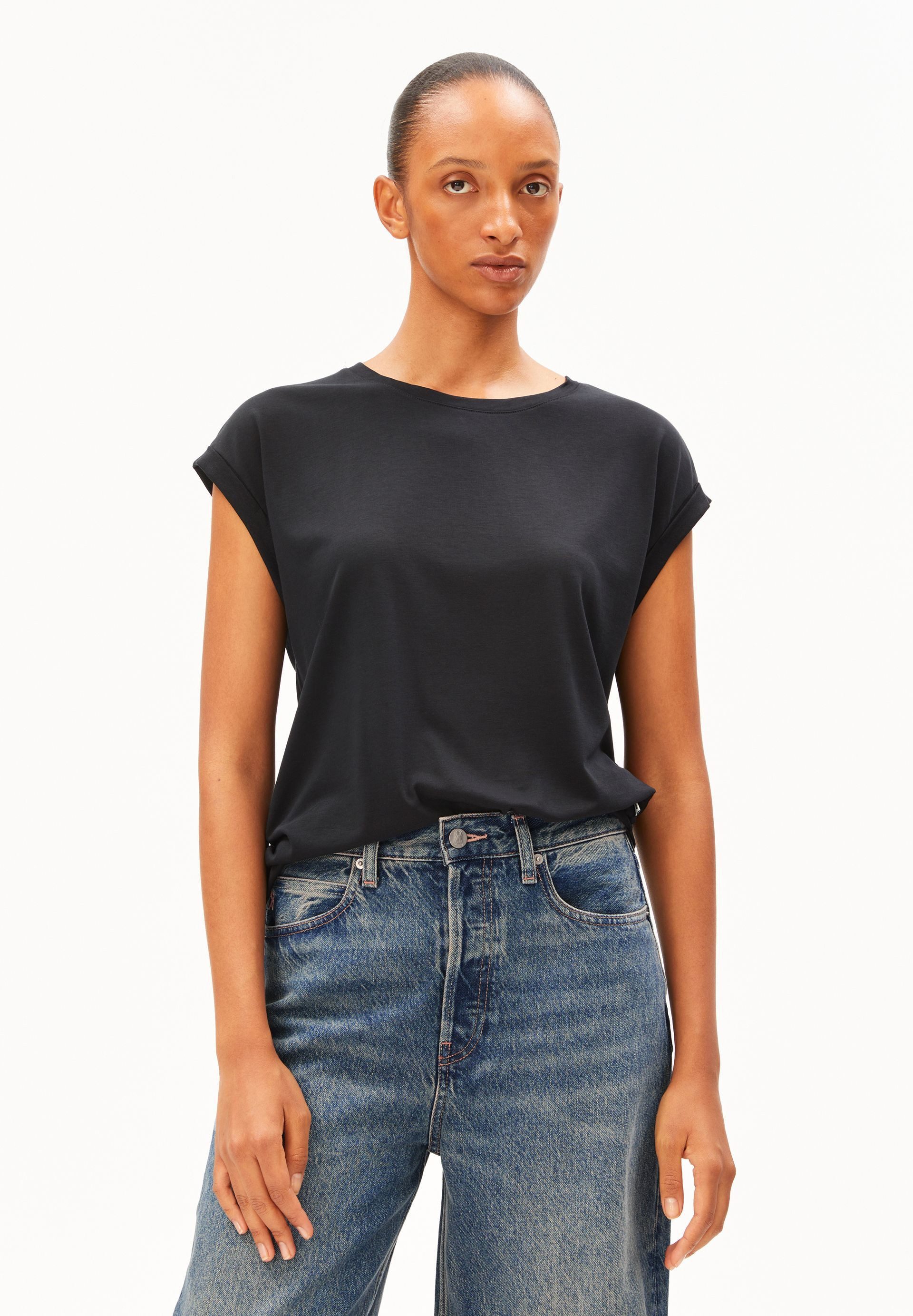 Armedangels T-Shirt JILAANA T-Shirt aus TENCEL™ Lyocell Mix Regular Fit