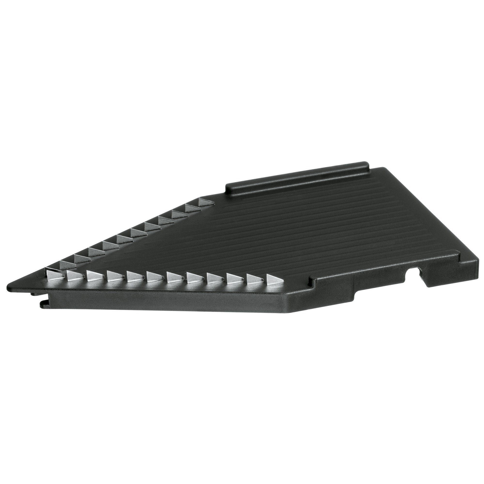 WMF Gemüsehobel Top Tools Gemüseschneider, Cromargan® Edelstahl rostfrei 18/10, (1x Gemüsehobel (37 x 12,5 cm), 3x Hobeleinsatz (1x mit glatter Oberfläche, 1x grobe Zacken, 1x feine Zacken), 1x Fingerschutz, 1x Aufbewahrungsbox für 2 Hobeleinsätze, 1x Messerklingen-Stahl, 6-St)