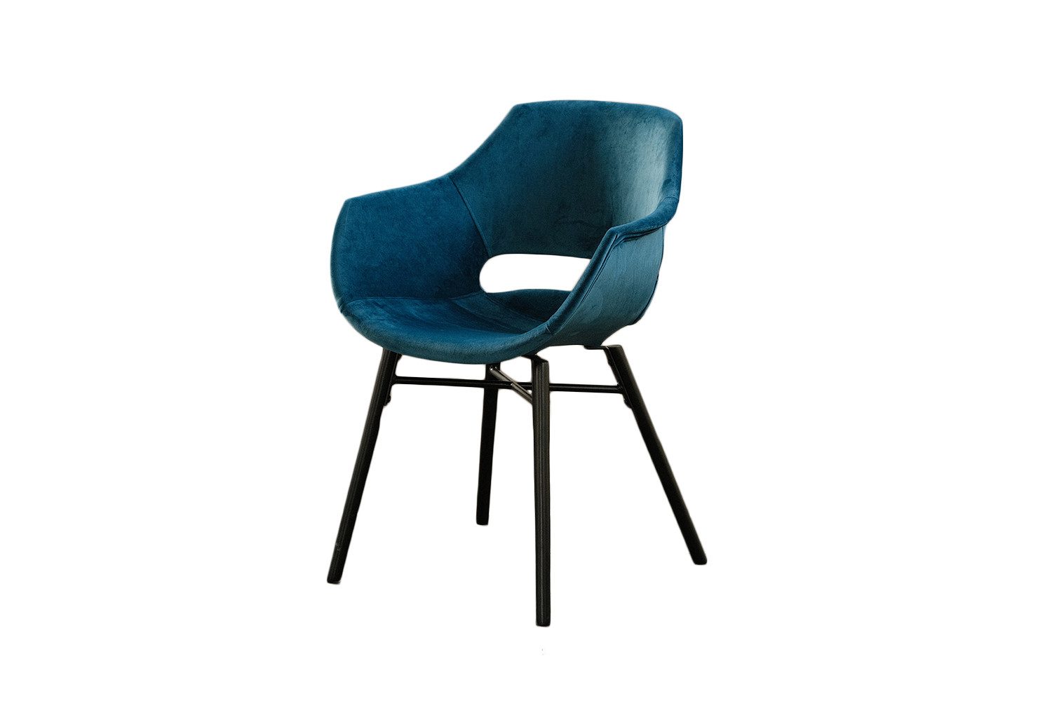 KAWOLA Esszimmerstuhl ZAJA, Stuhl Velvet verschiedene günstig online kaufen