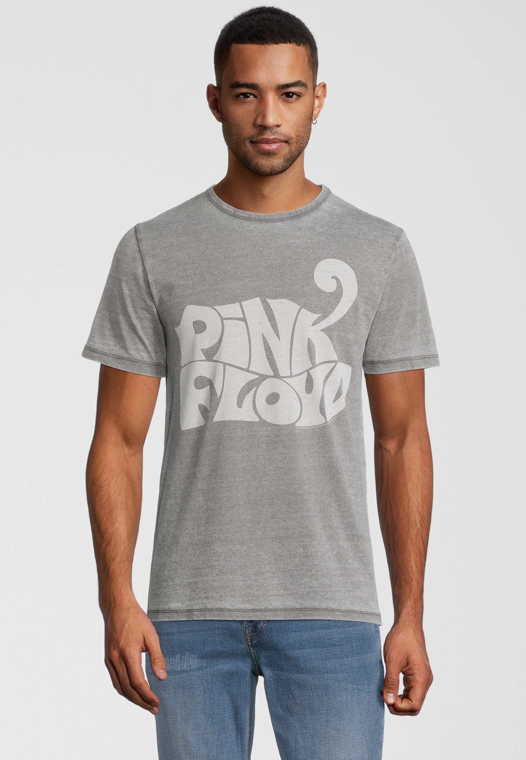 Recovered T-Shirt Pink Floyd Animals 1972 Logo GOTS zertifizierte Bio-Baumwolle | T-Shirts