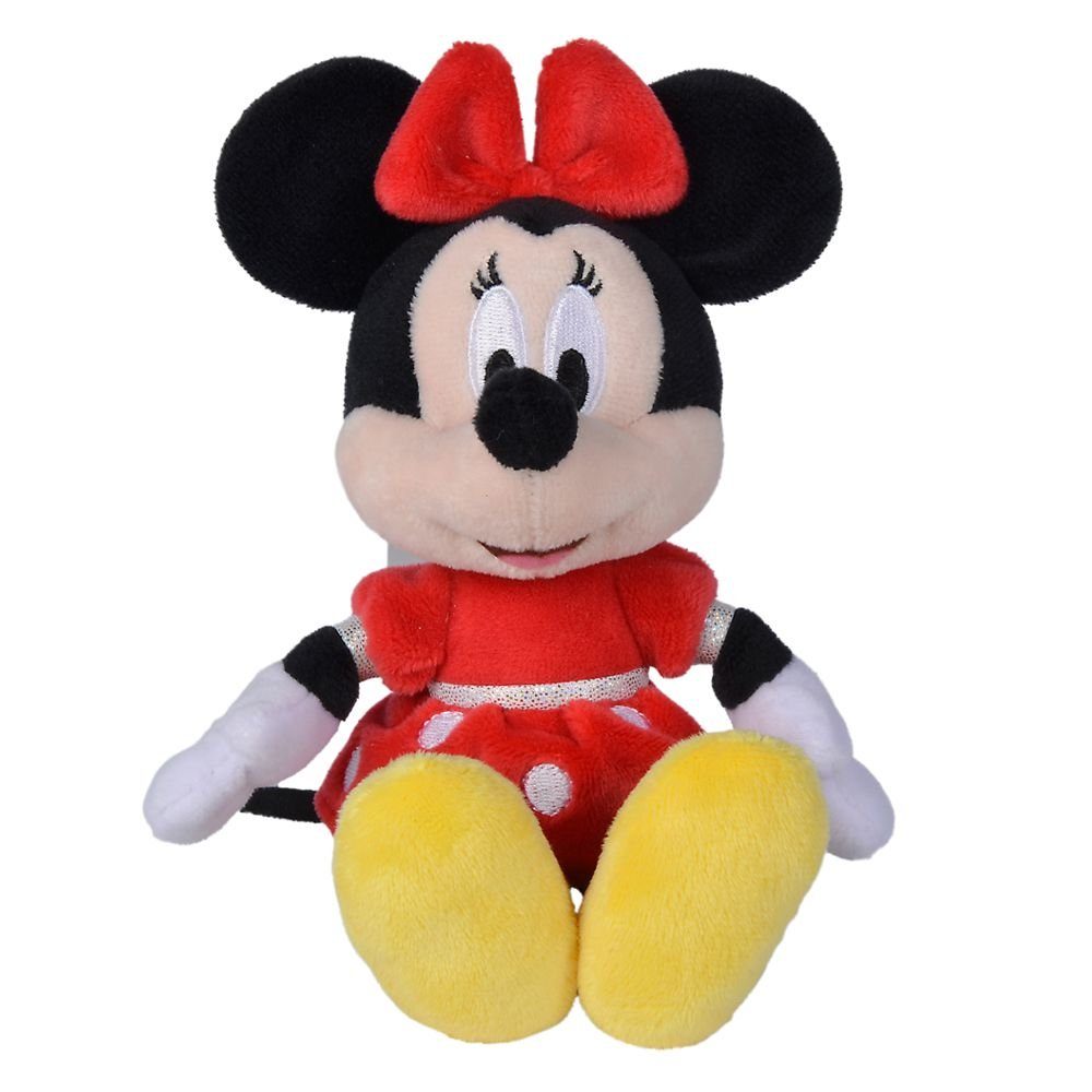 roten 21 Mouse Kleid Minnie Disney Plüschfigur Minnie Mouse Minnie im cm Maus Plüsch-Figur Disney