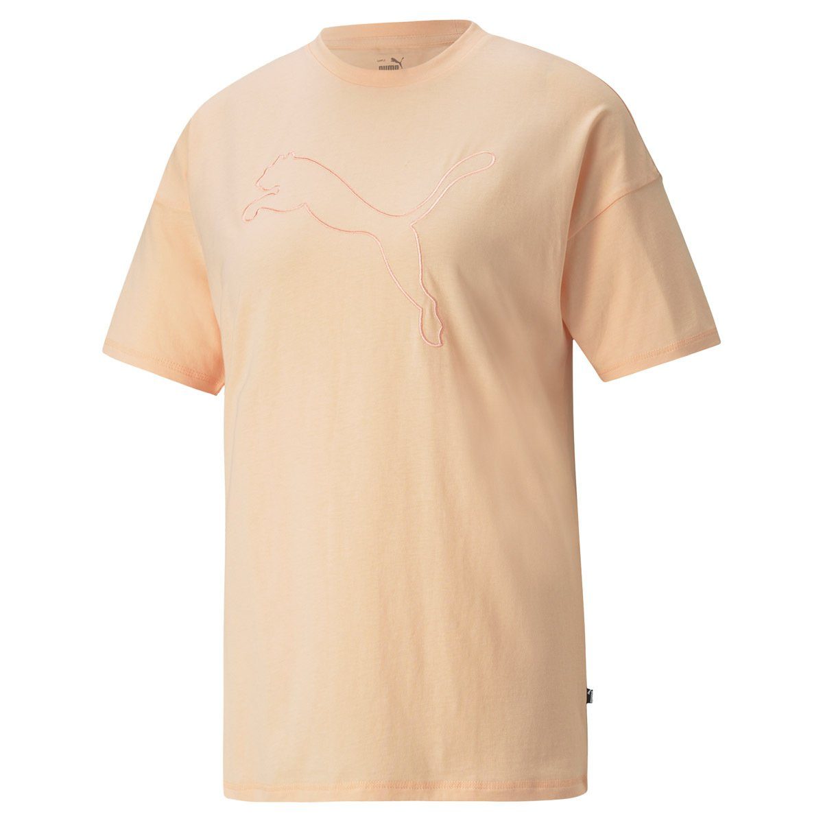 PUMA T-Shirt Damen T-Shirt - Evostripe Tee, Rundhals, Logo