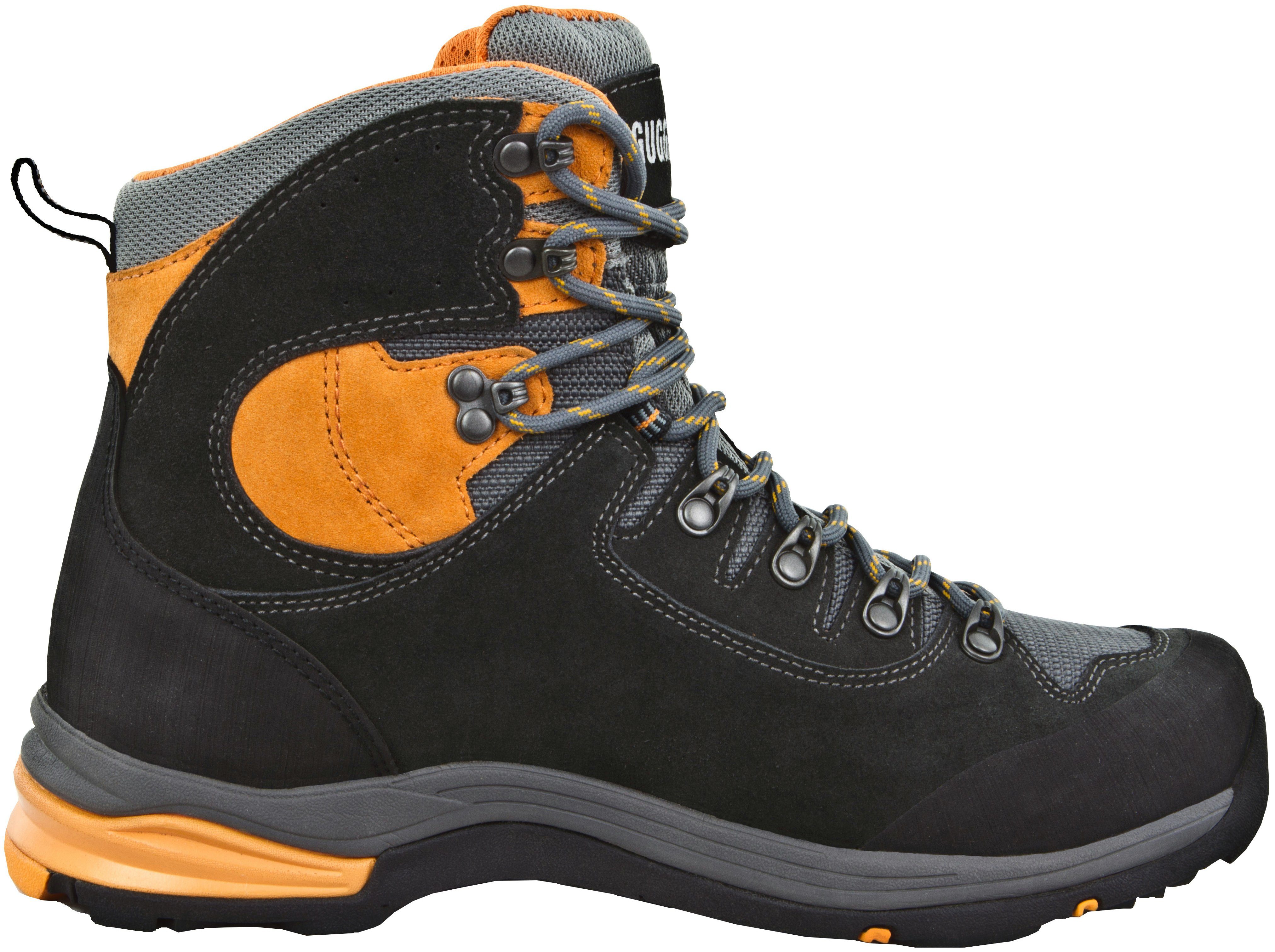 GUGGEN Mountain Herren Wanderstiefel Wanderschuh PM026 Herrenwanderschuh Wanderschuh Wasserabweisend Verstärkte Schuhspitze Bergschuhe Leder