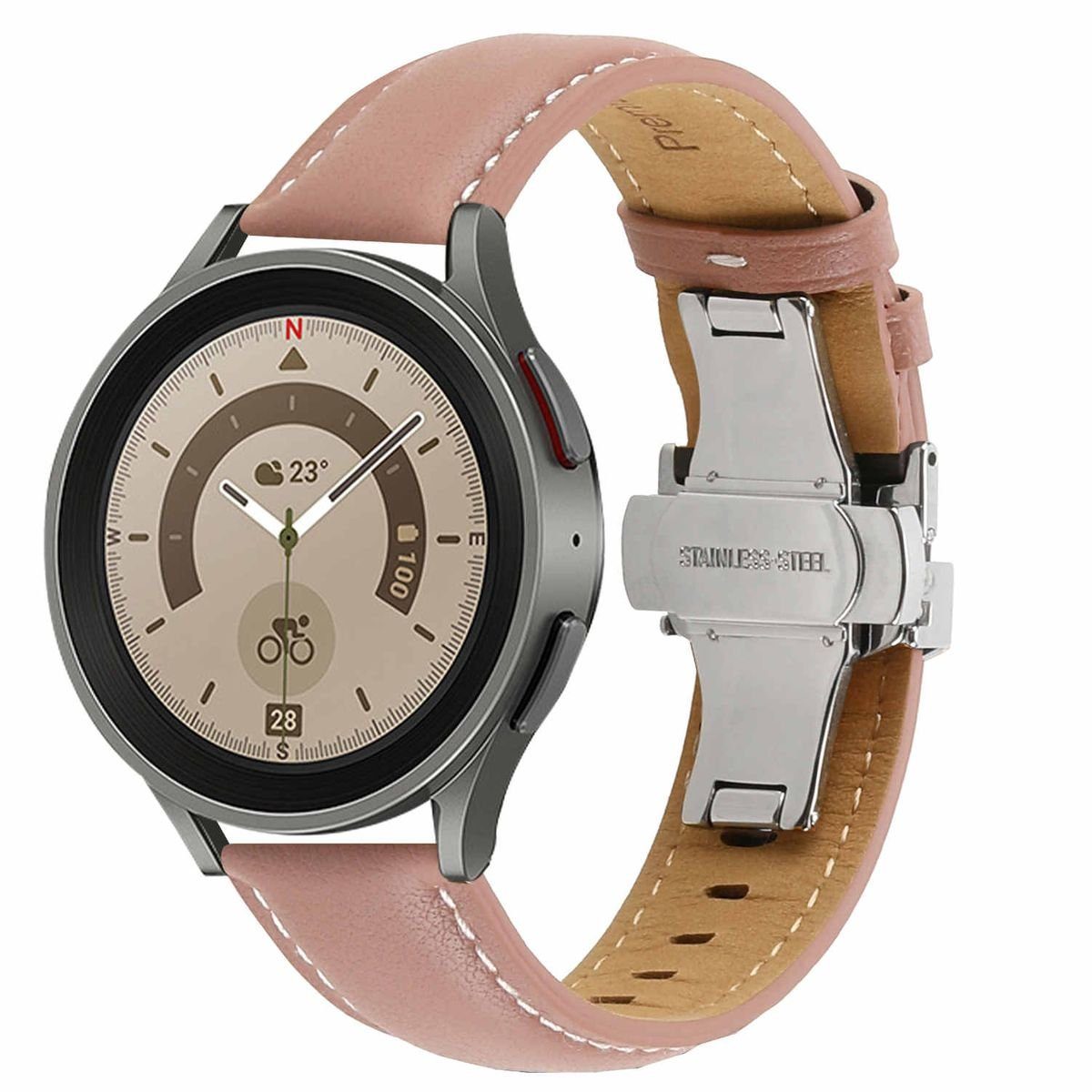 Wigento Smartwatch-Armband Für Samsung Galaxy Watch FE 6 5 4 Normal Pro Cla günstig online kaufen