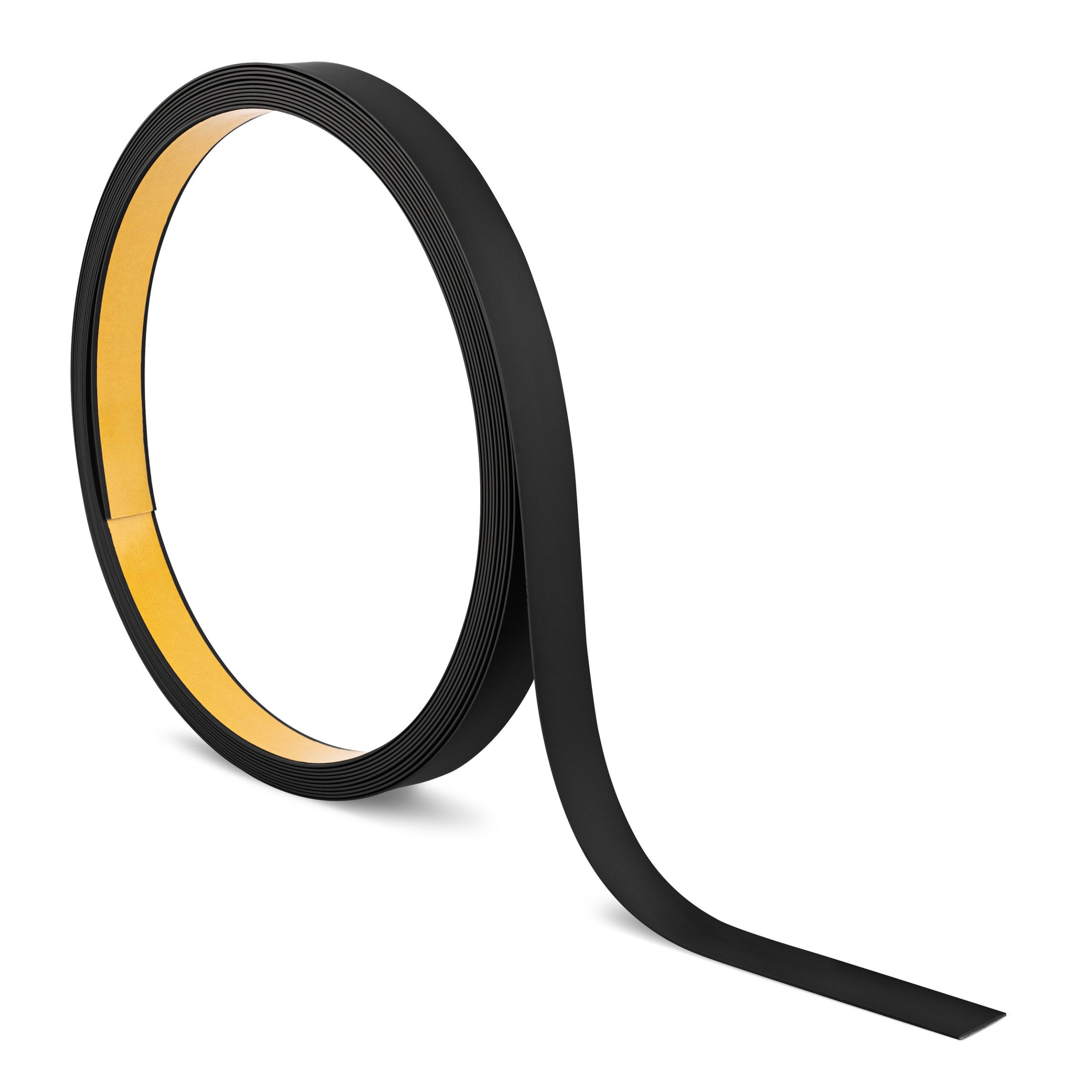 Quest Zierleiste Flachleiste selbstklebend 20 mm, 10-m-Rolle, Selbstklebend, Kunststoff (PVC), 1-St., selbstklebend, 20 mm breit, 10 m Rolle – Bild 3 von 5
