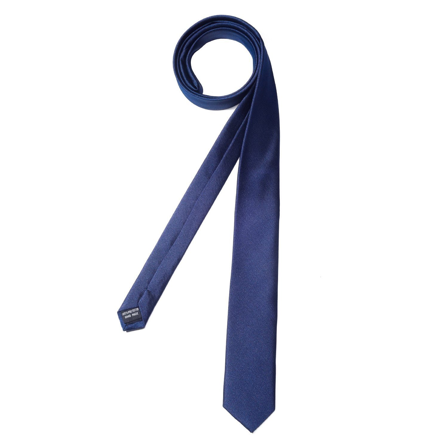 DonDon Krawatte schmale Krawatte 5 cm unifarben (Packung, 1-St., 1x Krawatte) matt, glänzend, gestreift, Seidenlook