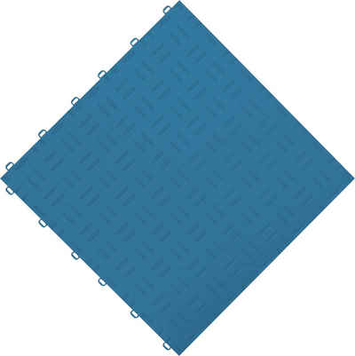 florco® Klickfliesen »grip,blau,40x40x1,8 cm«, 6 Stück/Pack (0,96 m)