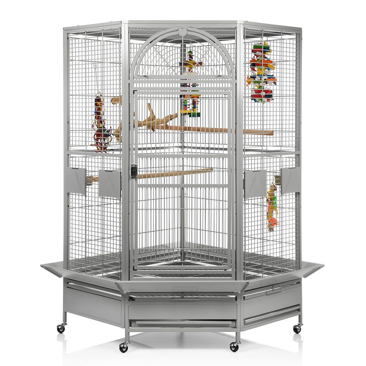Montana Cages Vogelkäfig Eckkäfig DENVER - Eckvoliere XXL, Papageienkäfig, günstig online kaufen