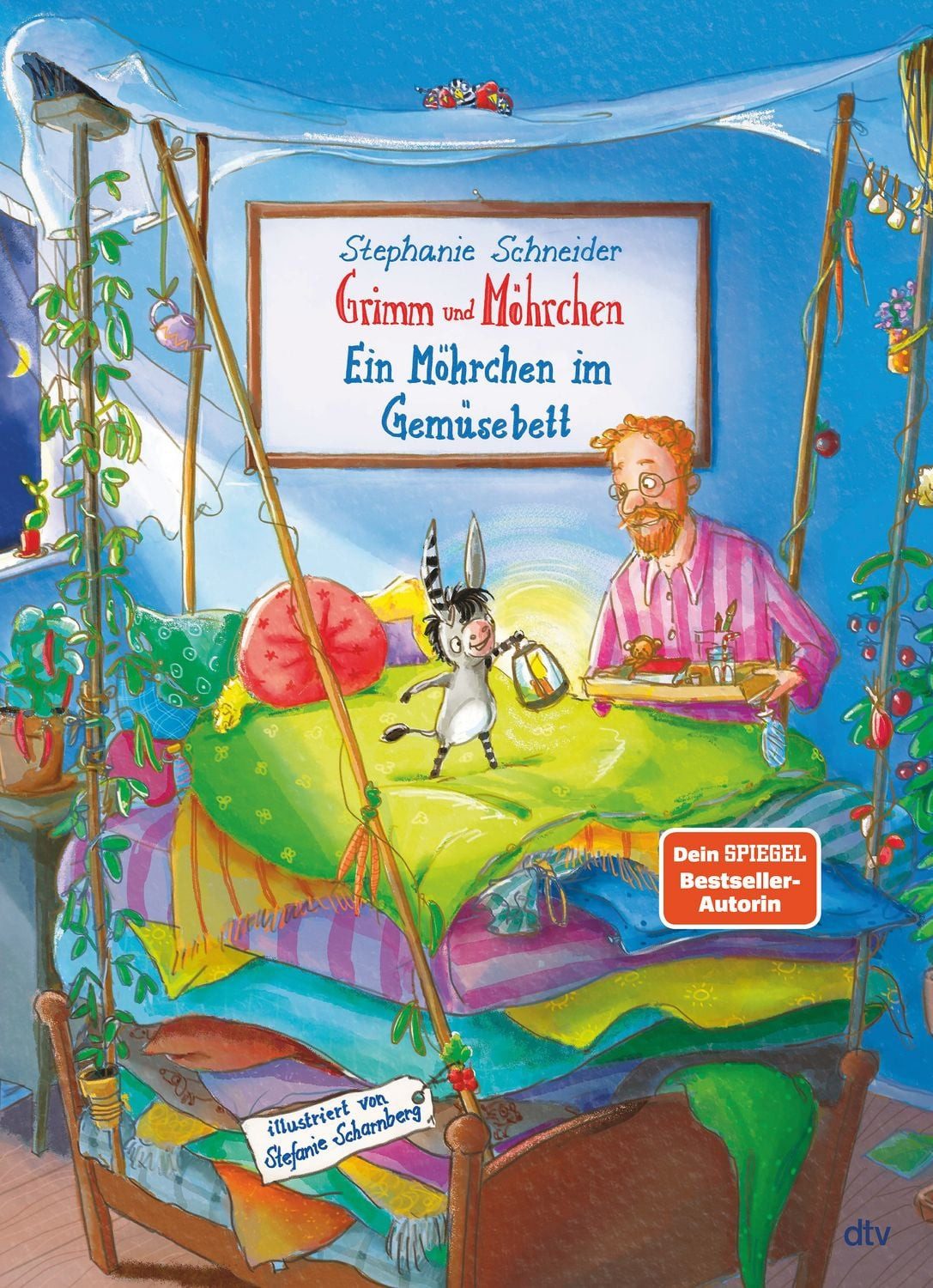 Grimm und Möhrchen – Ein Möhrchen im Gemüsebett / Stephanie Schneider, Eine Bilderbuch-Geschichte zum Einschlafen mit dem kleinen Zesel