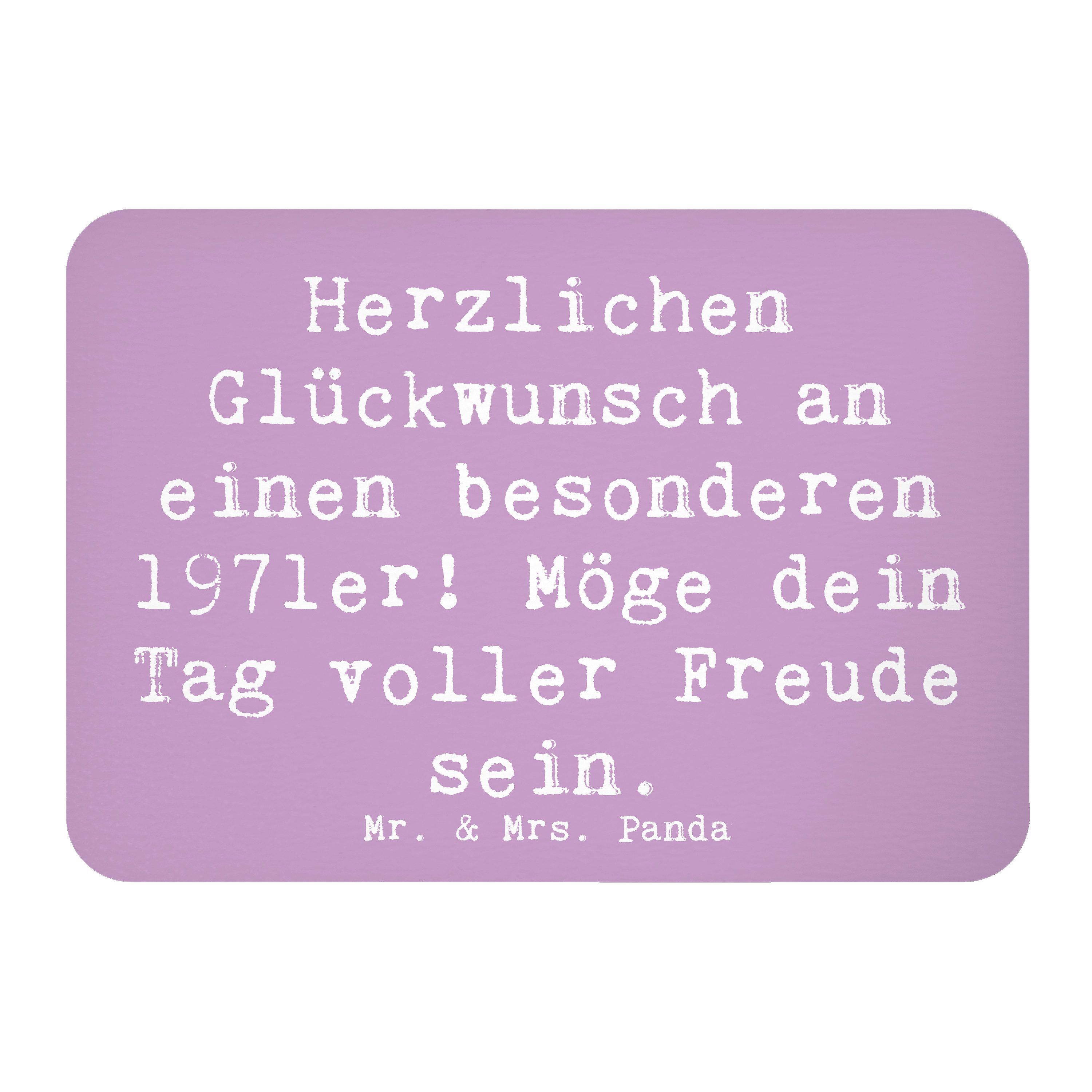 Magnet Spruch 1971 Geburtstag - Lavendeltraum - Geschenk, Freude und Liebe