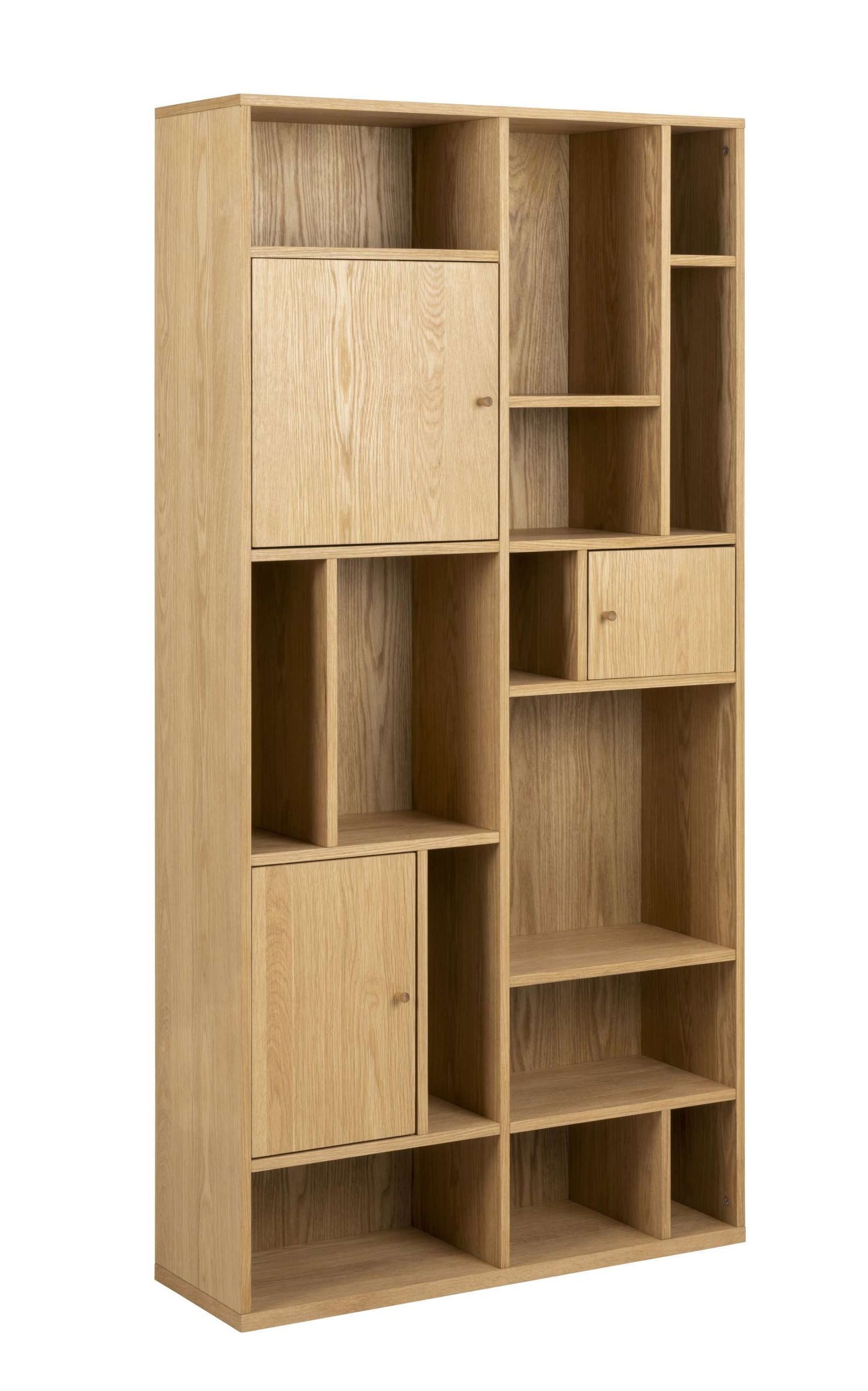 99rooms Bücherregal Bojano, Standregal, Bücherregal, Funktionales Designkonzept in origineller Formgebung