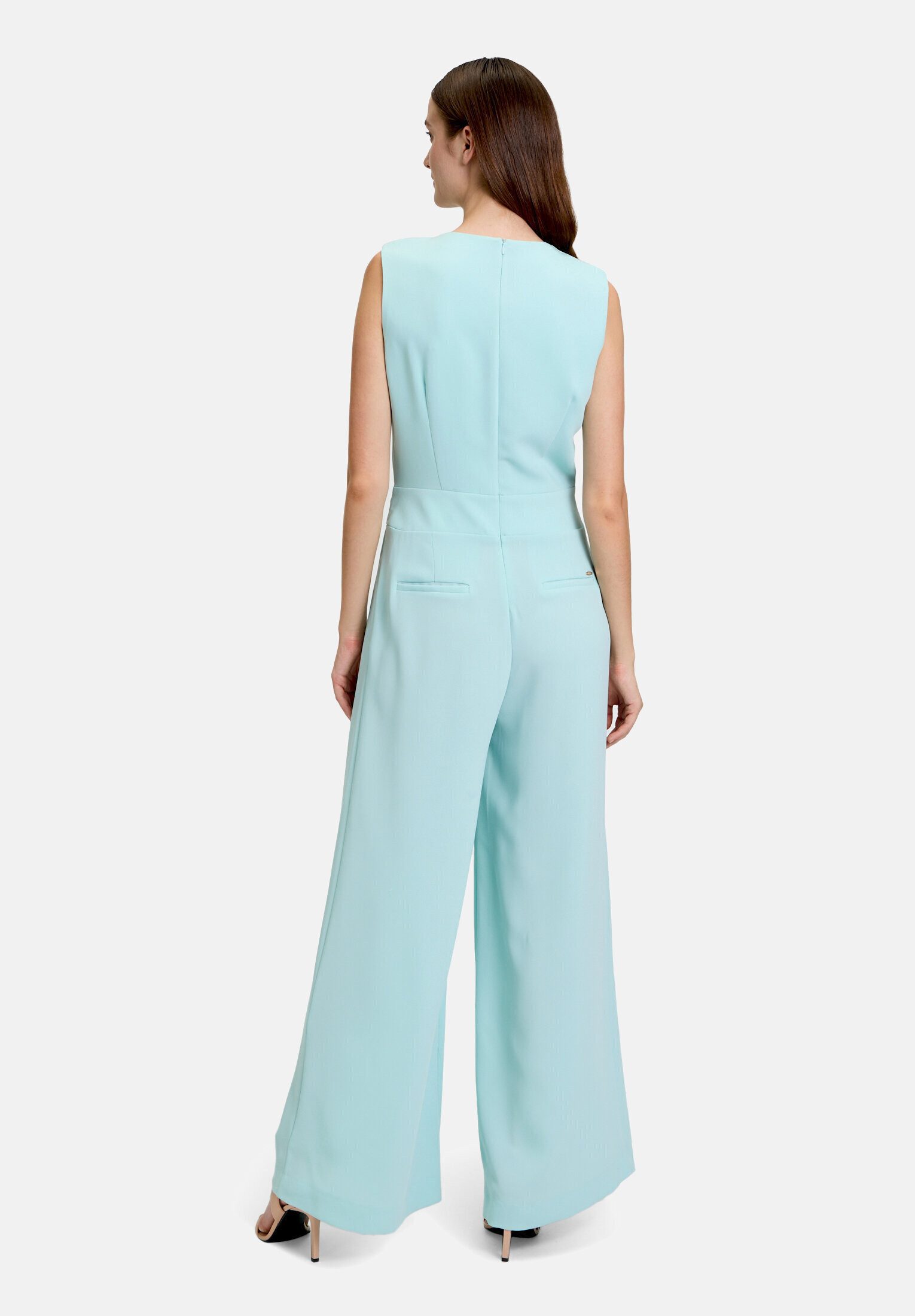 Betty&Co Overall Damen ohne Arm (1-tlg) Falten