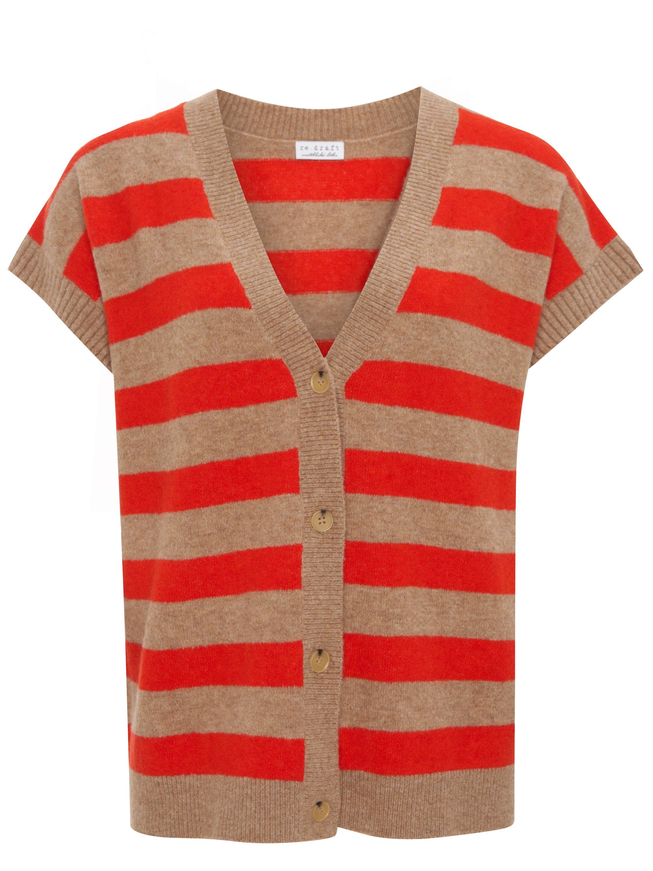 Striped Vest re.draft Knit Strickweste