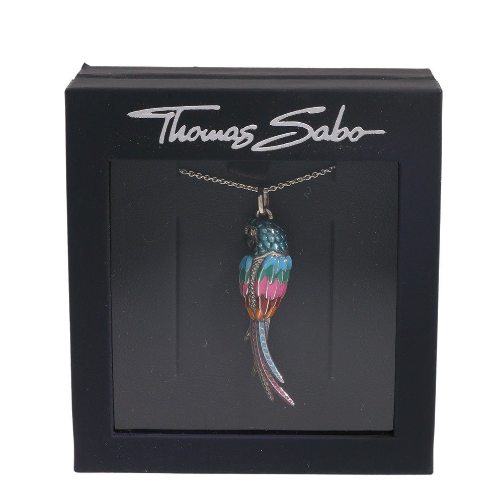 THOMAS SABO Kette mit Anhänger silberfa...