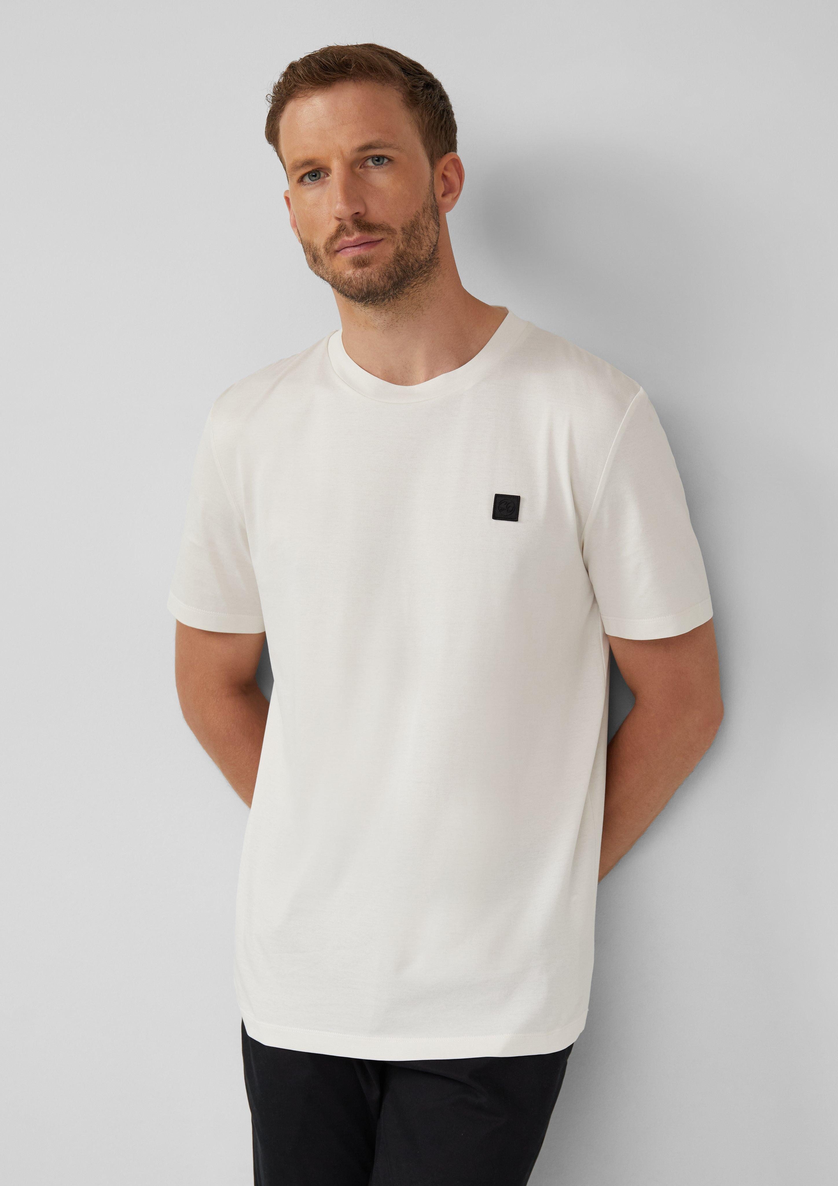 s.Oliver BLACK LABEL Kurzarmshirt T-Shirt aus günstig online kaufen
