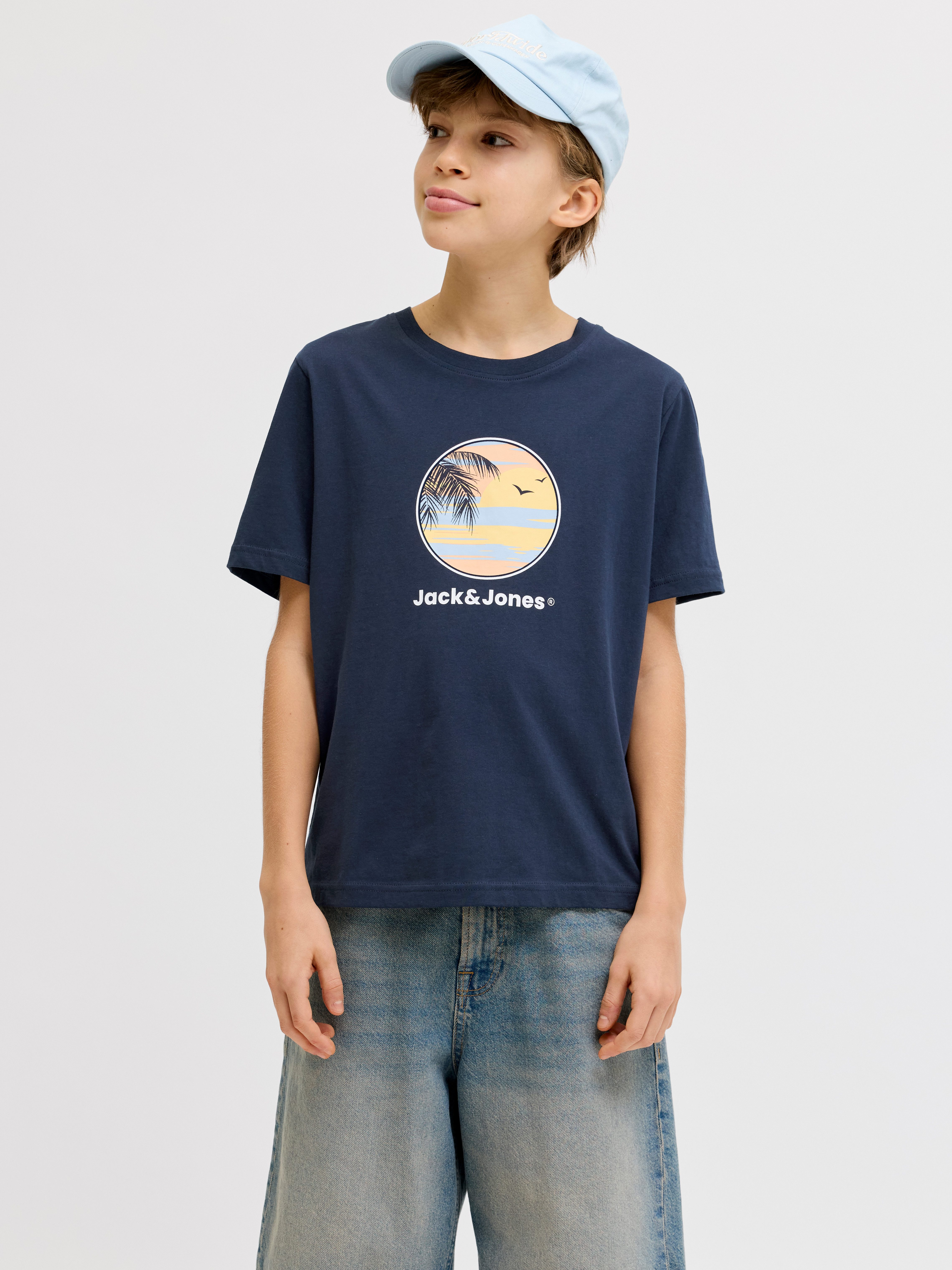 T-Shirt JJPERRY TEE SS CREW NECK JNR