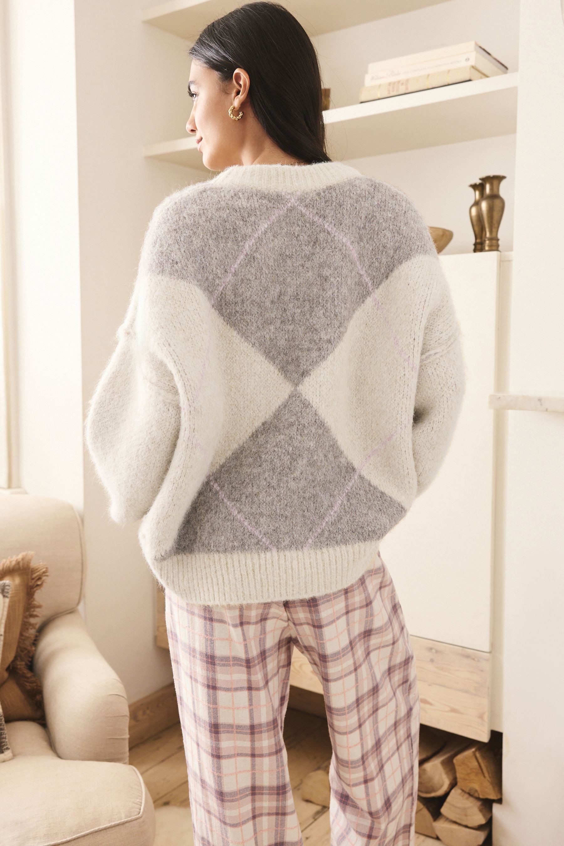 Next Rundhalspullover Gestrickter Rundhalspullover (1-tlg) günstig online kaufen