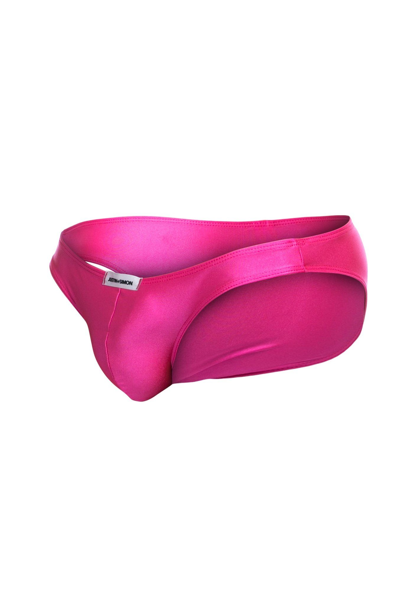 Slip Glänzender Slip für Männer - pink