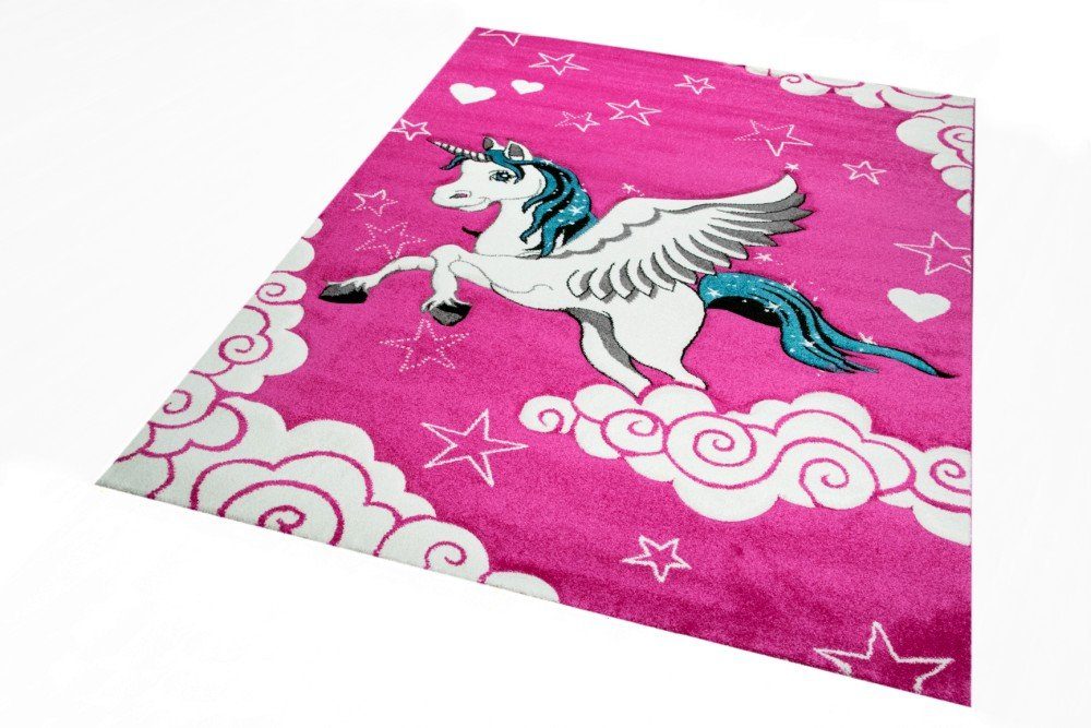 Kinderteppich Kinderteppich Spielteppich Kinderzimmer Mädchen Teppich Einho günstig online kaufen