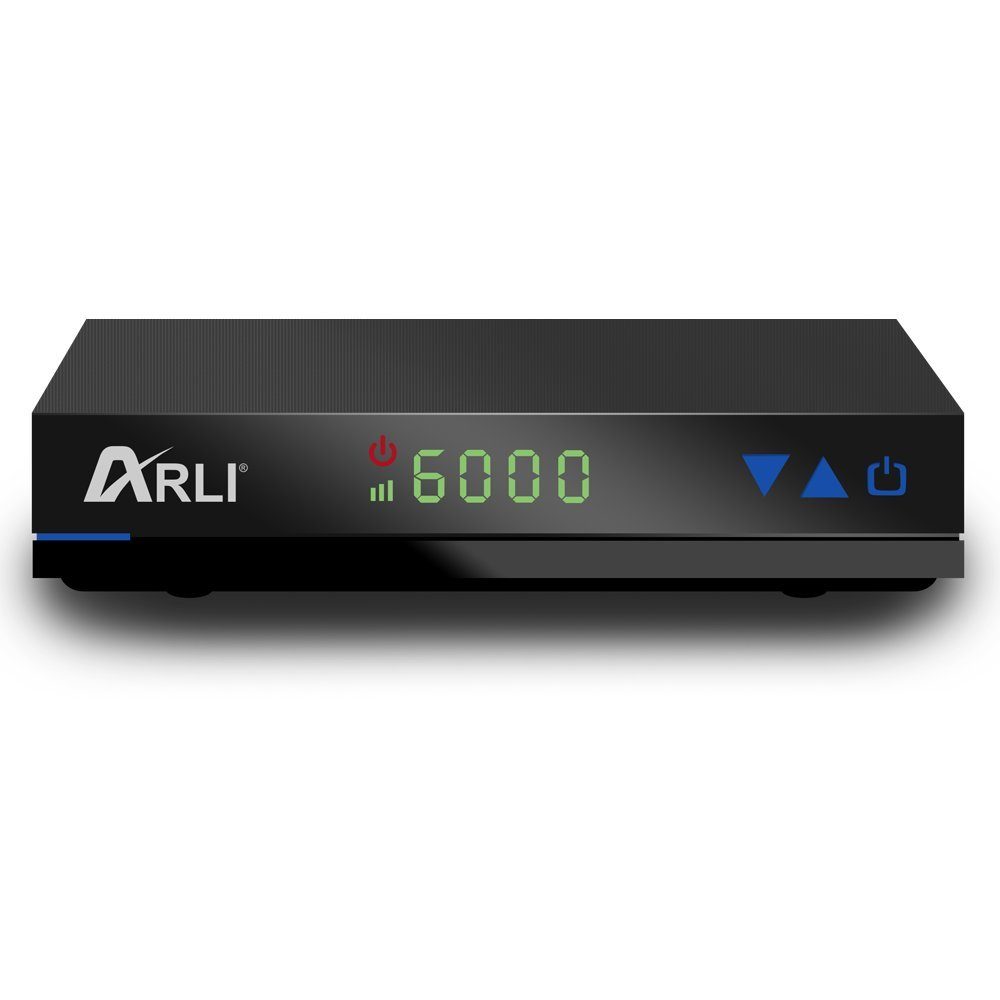 ARLI HD Receiver 1 Satellitenreceiver HDMI, USB, externes (Mini Netzteil) DVB-S2 HD AH1 Sat mit vielen SAT-Receiver Funitionen