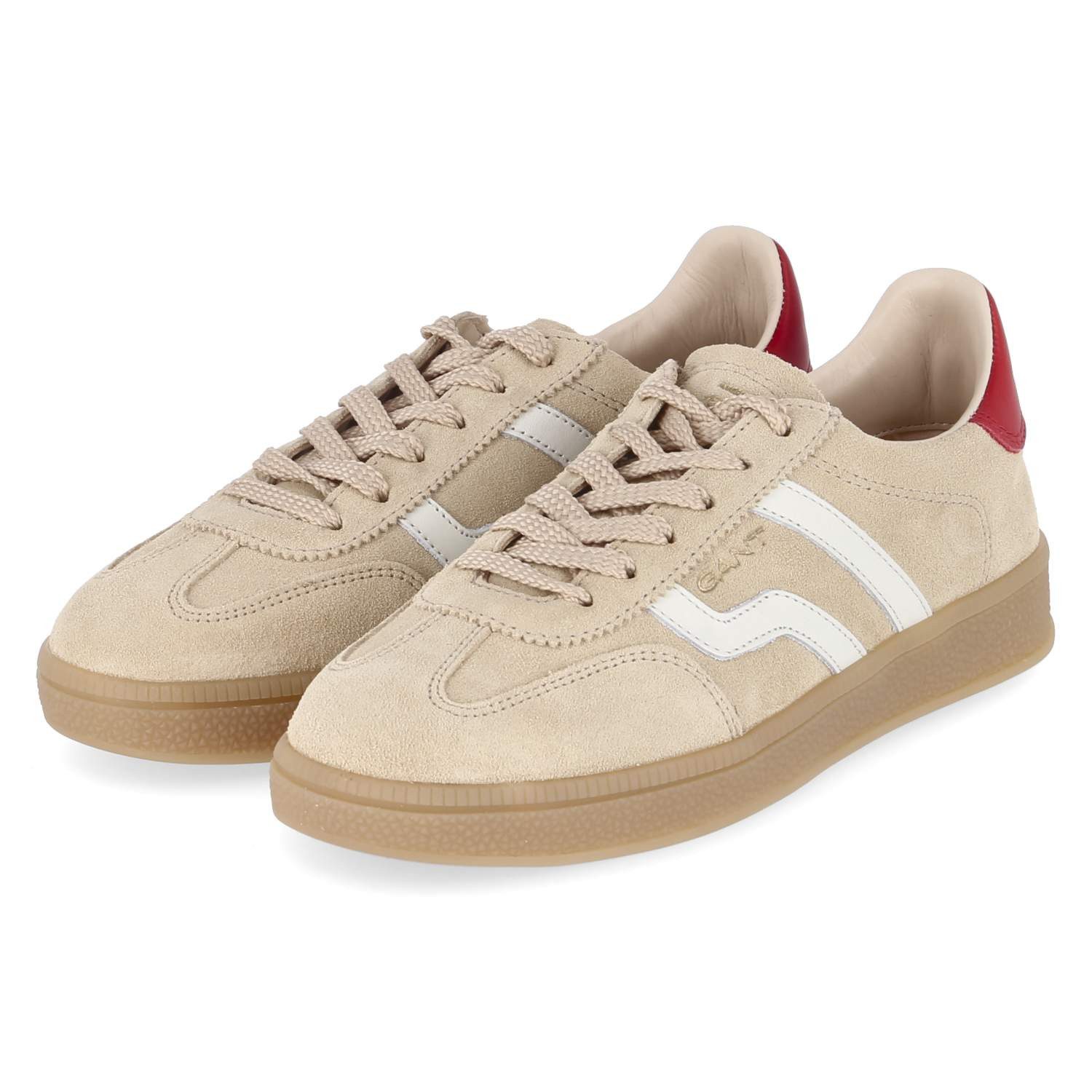 Gant Gant 32533197/G965 Damen Rauleder beige Schnürschuh günstig online kaufen