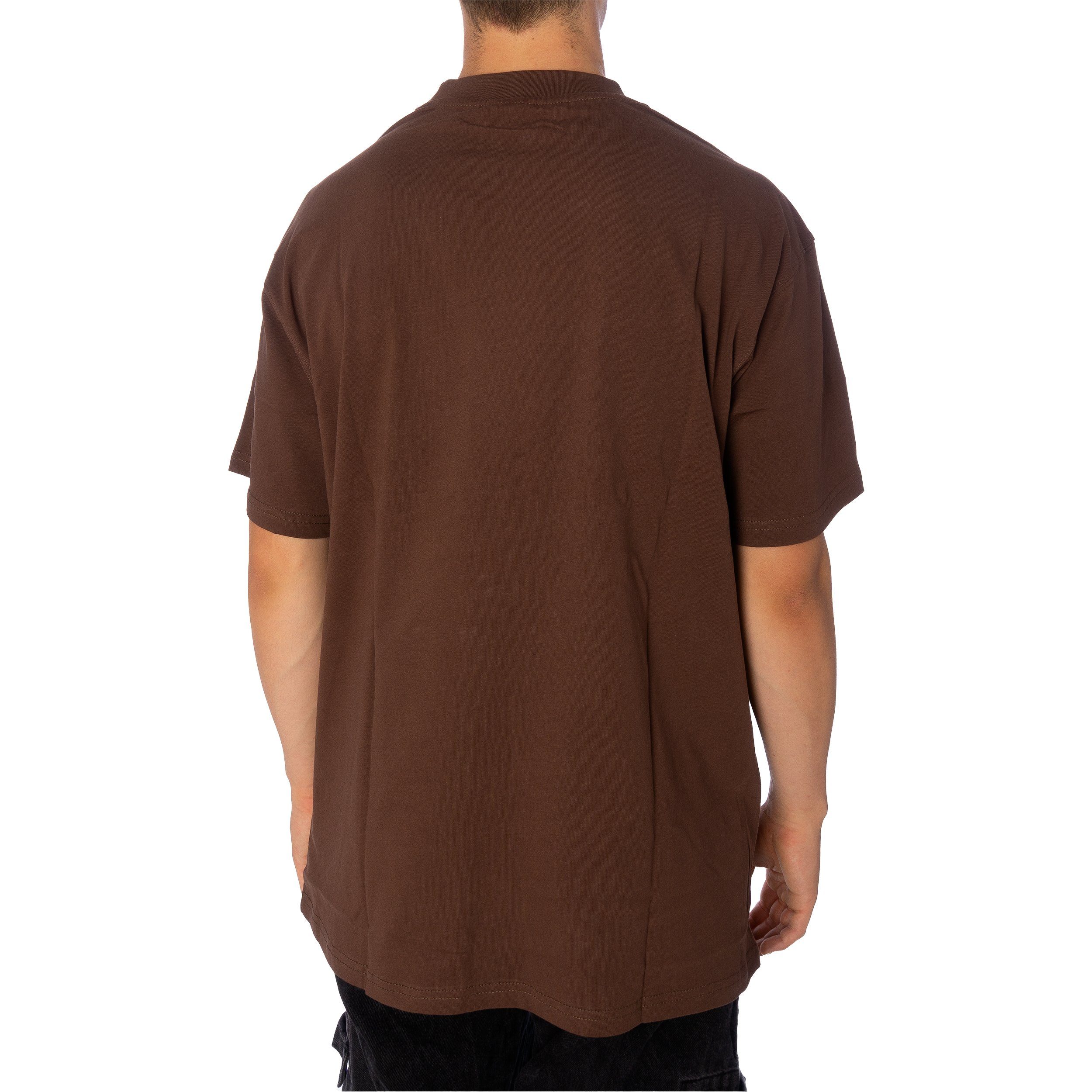 Ellesse Herren T-Shirt brown T-Shirt Shirt (1-tlg) dark Vought Ellesse