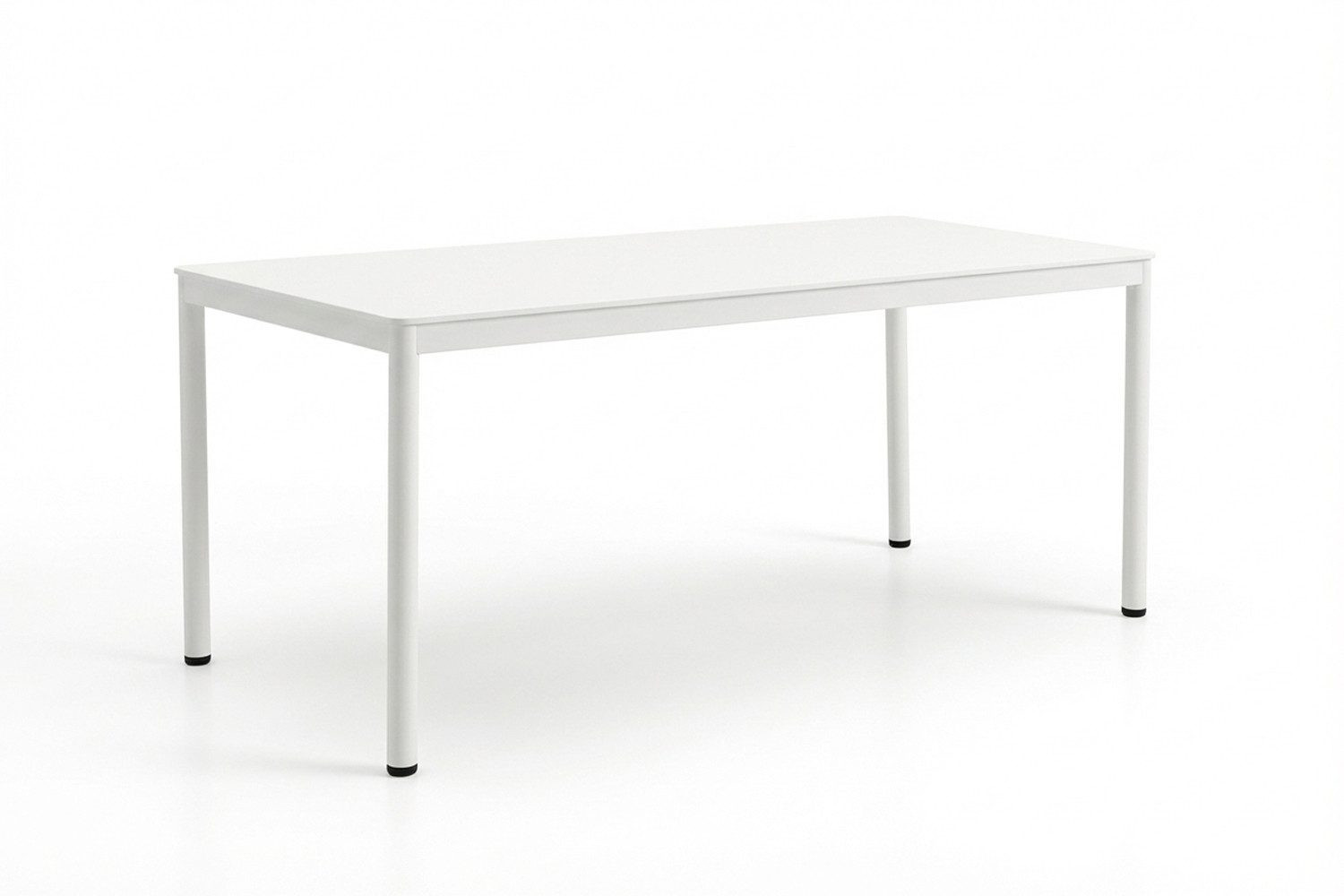 KAWOLA Gartentisch LONGA Outdoor mit Keramik-Tischplatte 180x90 cm, Stahlgestell lackiert, wetterfest, pflegeleicht, moderne Steinoptik