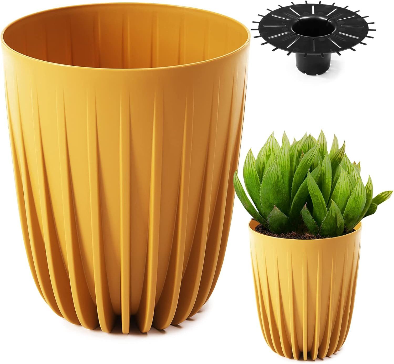 KONZEPT Blumentopf Hoher Blumentopf, Pflanzkübel Groß für Außen, Balkon, Üb günstig online kaufen