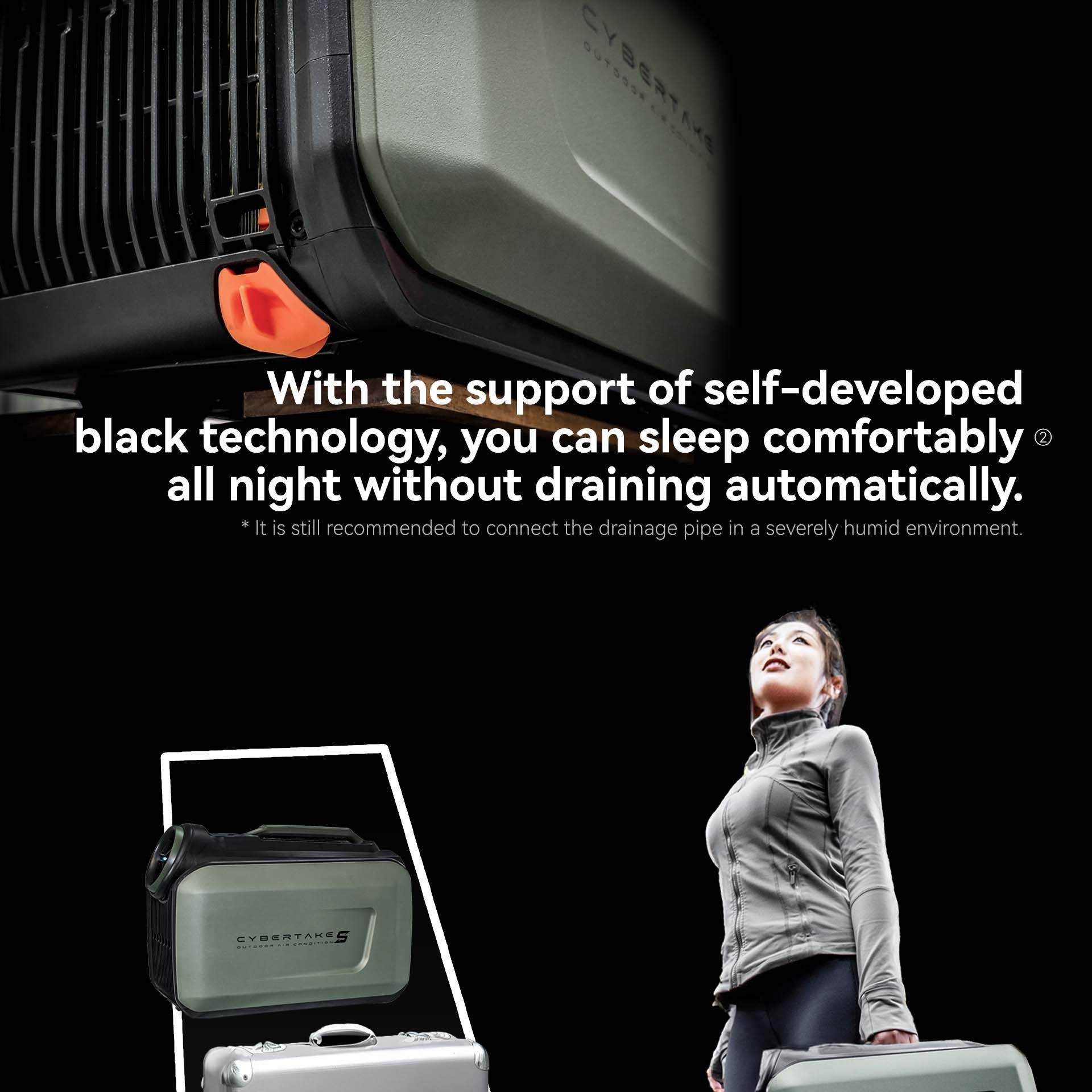 CYBERTAKE S1 Pro Portable Air Conditioner, Portable Air Conditioners for Camping Tents, Trucks, Cars