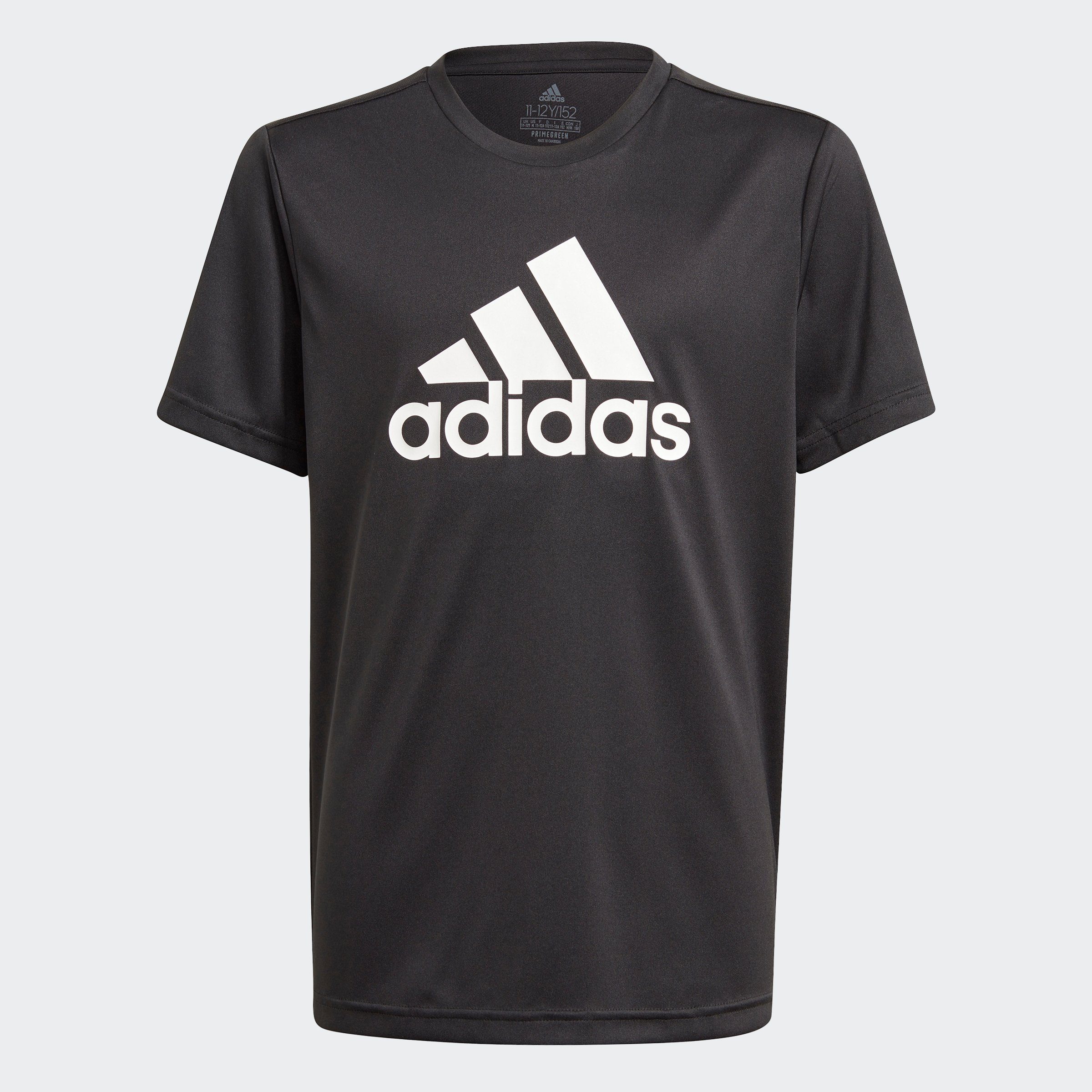 T-Shirt ADIDAS DESIGNED adidas BIG LOGO TO MOVE BLACK/WHITE Sportswear