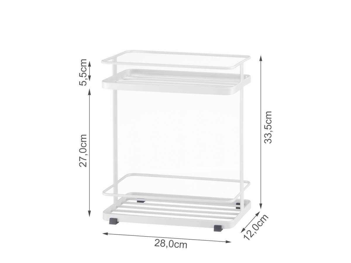 Yamazaki Badregal "Tower" Standregal Metall 28x33x12cm, günstig online kaufen
