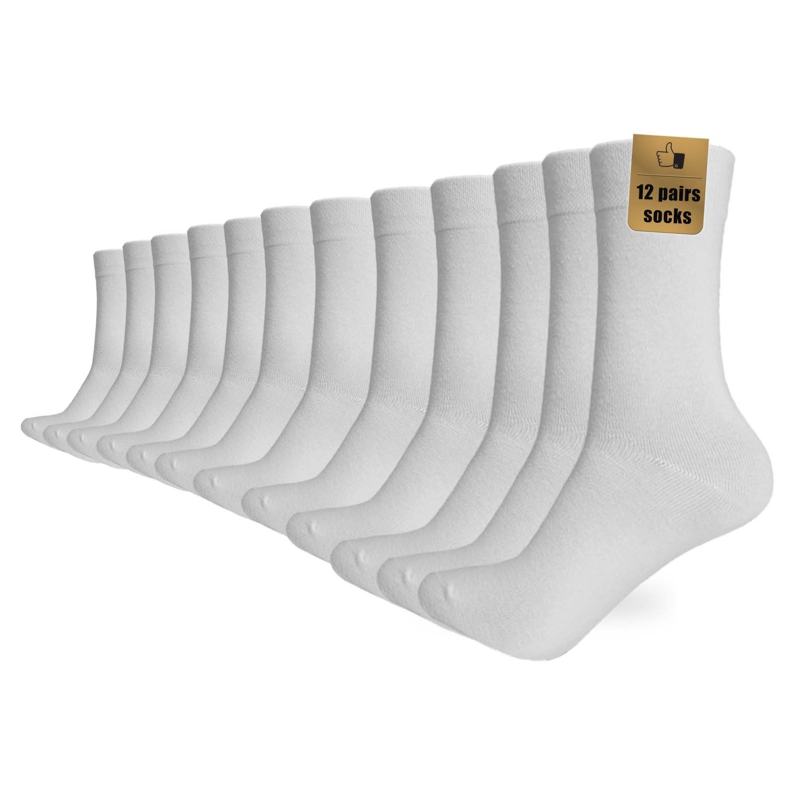 Yalion Socken Basicsocken Businesssocken Weiche Baumwolle Premium Business Socken (12-Paar)