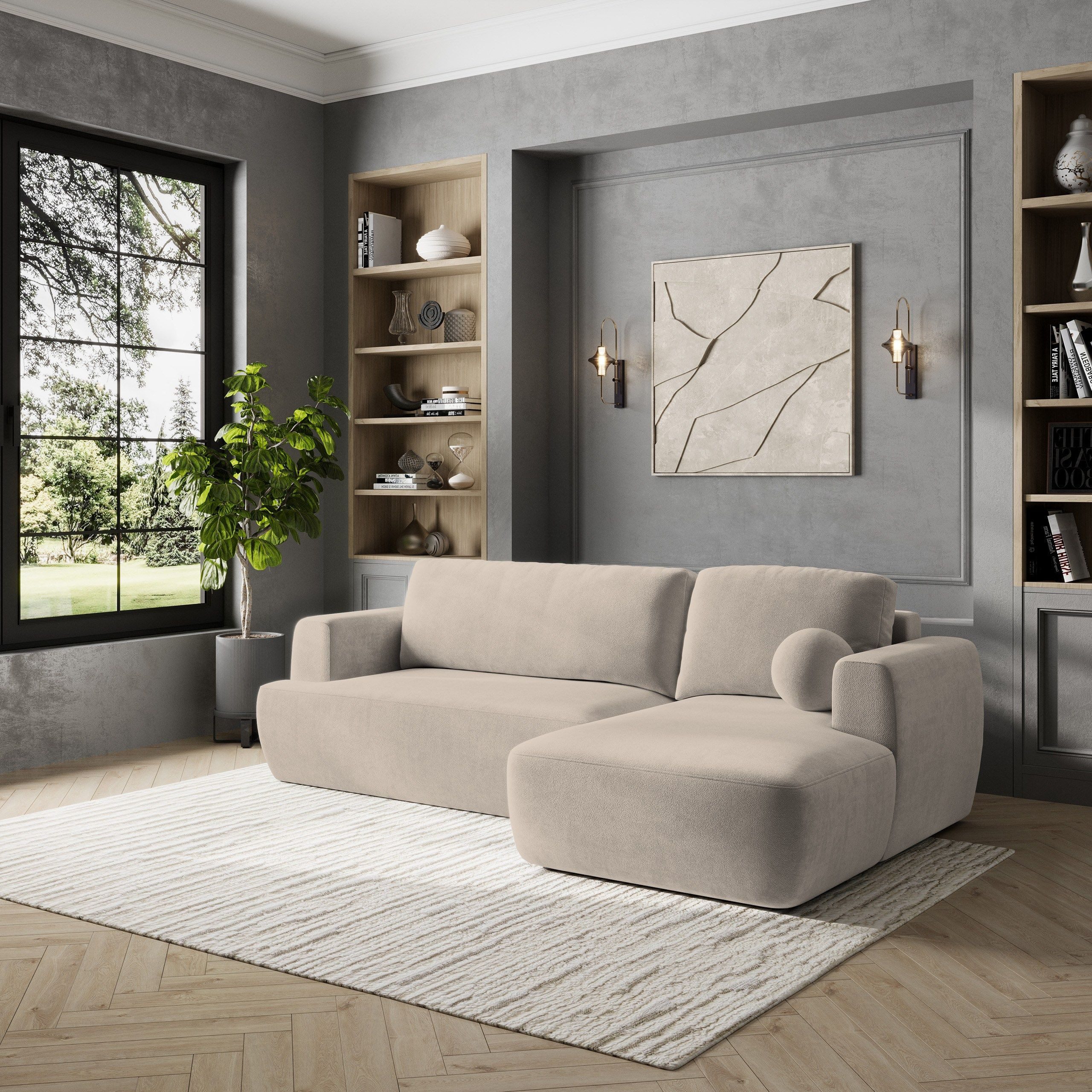 Masseno Ecksofa SENTI mit Schlaffunktion L-Form, günstig online kaufen