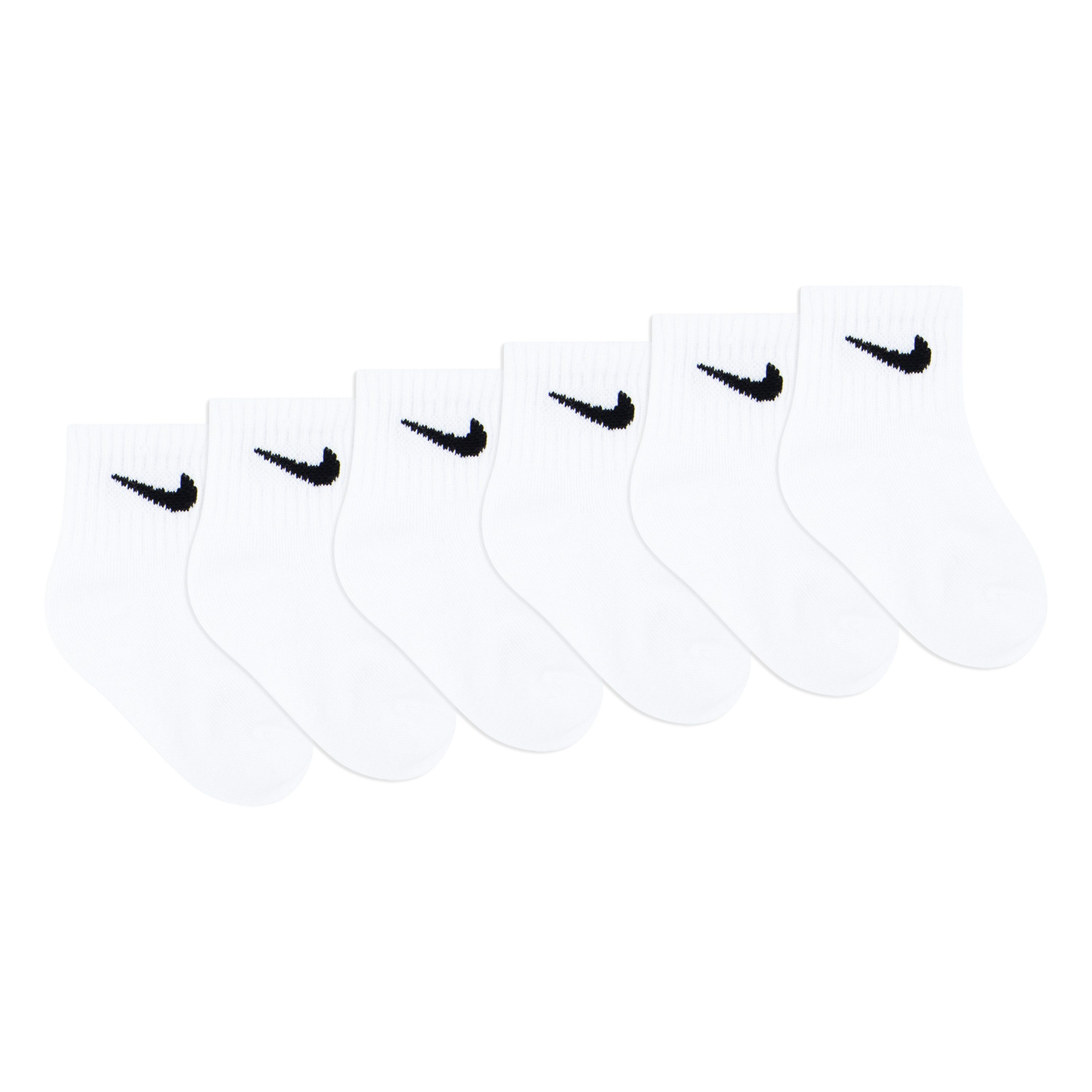 Nike Sportswear Socken NHN SWOOSH 6PK INFANT ANKLE SO (6-Paar) für Babys, Knöchellänge