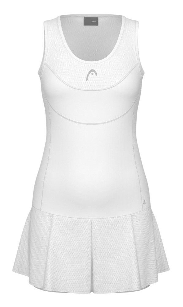 Tenniskleid Performance Dress (separate Innenhose) weiss Damen
