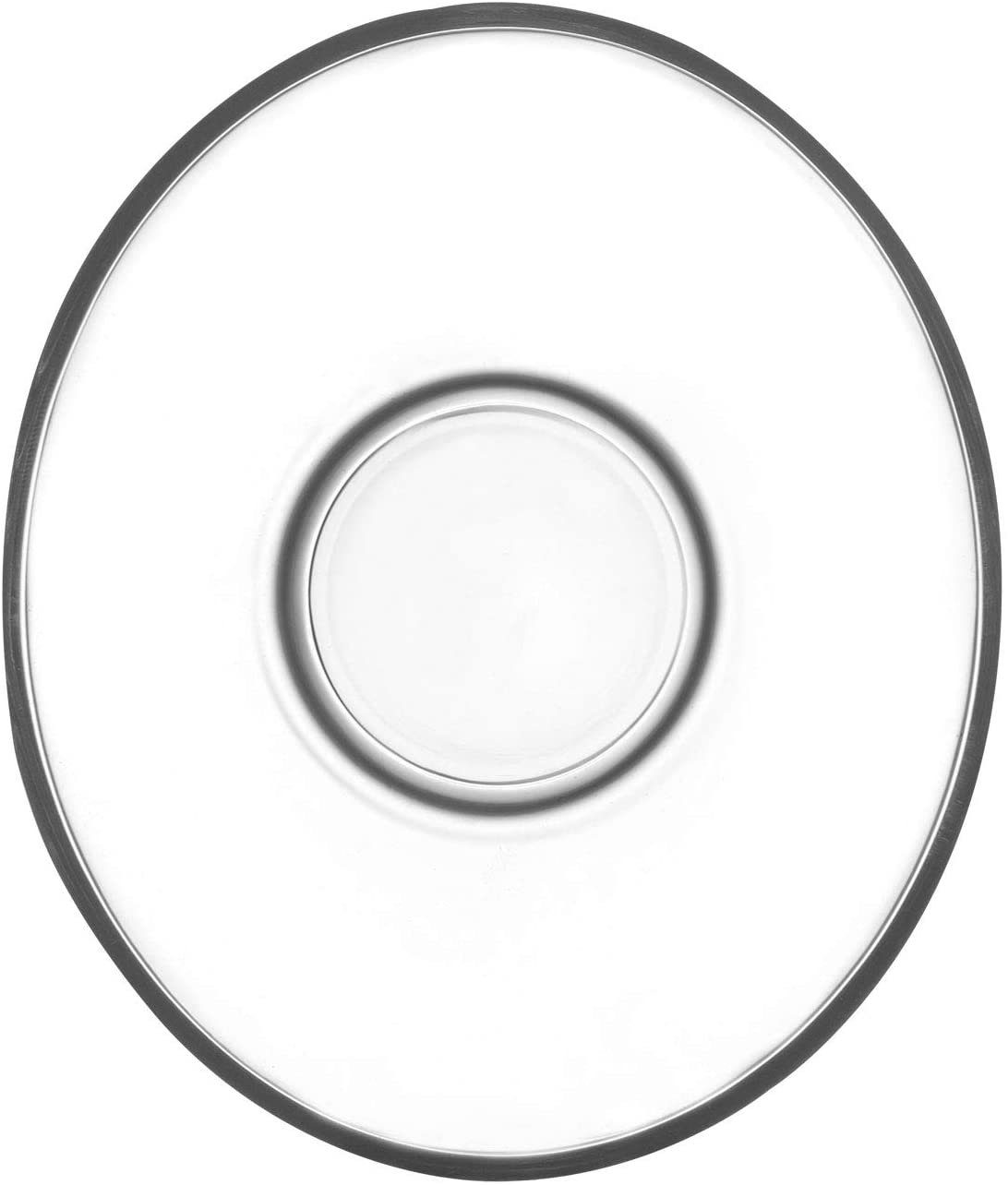 LAV Untertasse 6-tlg. Unterteller-Set aus Glas für türkische Teegläser oder Tassen - oval -, (6 St)