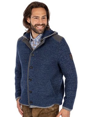 Spieth & Wensky Trachtenjacke Strickjacke NABOR blau-mix