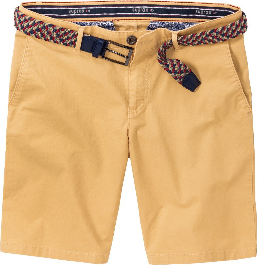Suprax Bermudas im Chino-Stil aus extraweichem Baumwoll-Twill