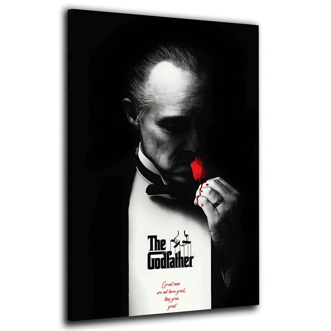 Artedinoi Leinwandbild Pate Mafia Film abstrakt günstig online kaufen