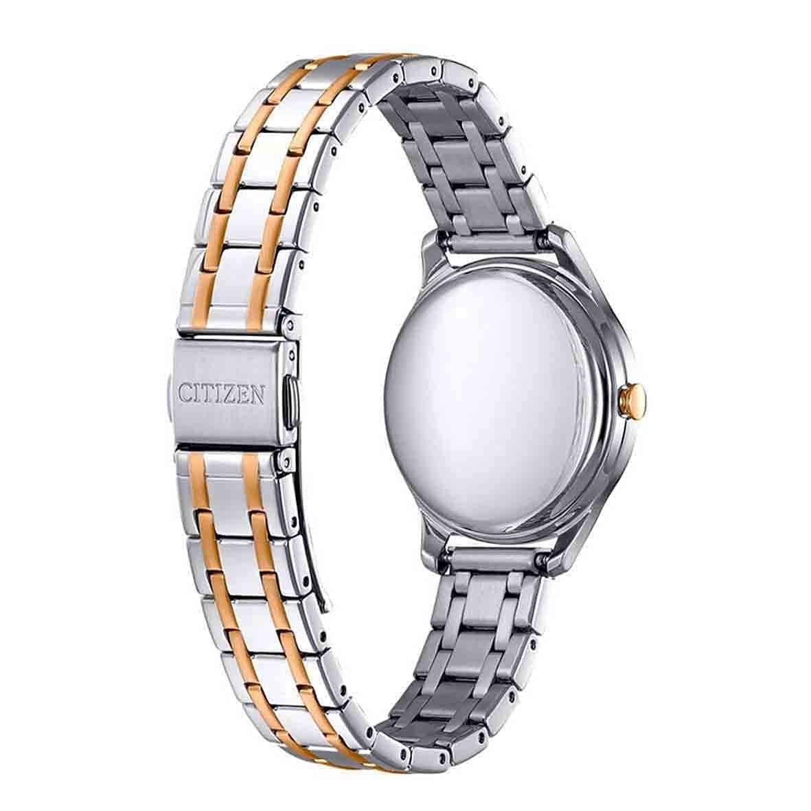 Citizen Solaruhr, Damen Analog Eco-Drive Uhr mit Edelstahl Armband EM0506-7 günstig online kaufen