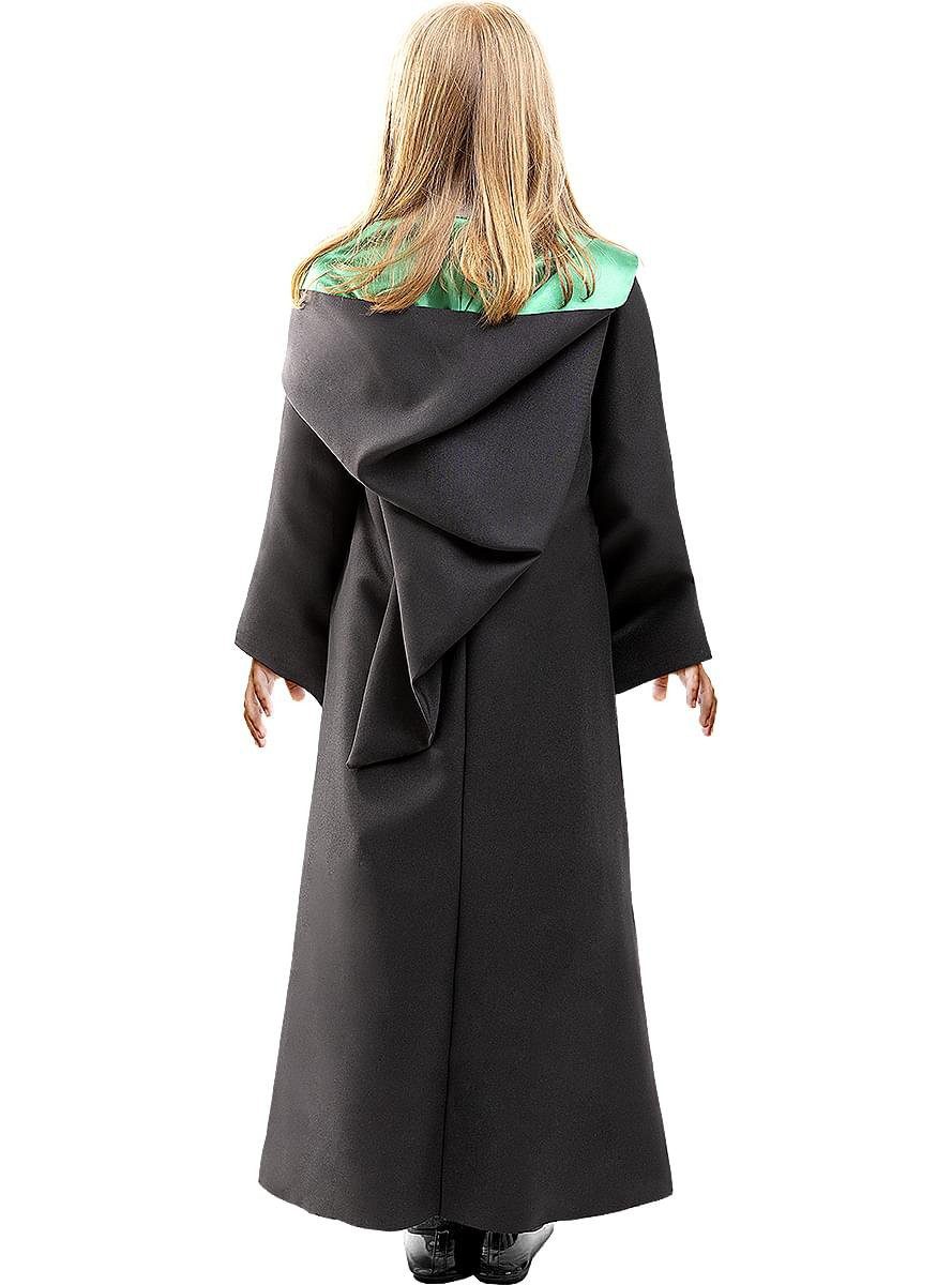 Metamorph Wizard Costume Harry Potter – Slytherin Cloak for Children, Authentic Cape for Wizard Students of Slytherin House