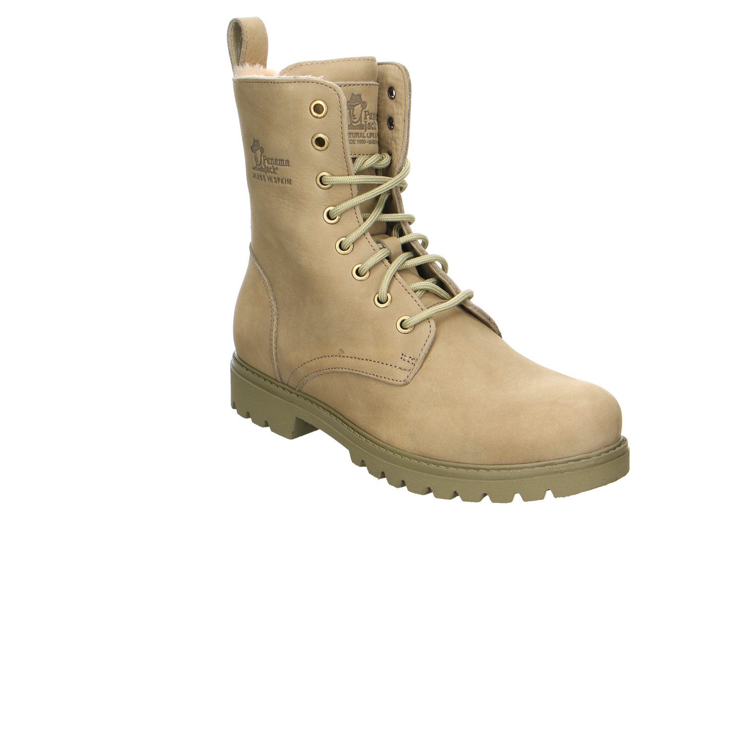 Panama Jack Panama Jack Frisia/058626 Nubuk Schnürstiefelette grün Stiefelette
