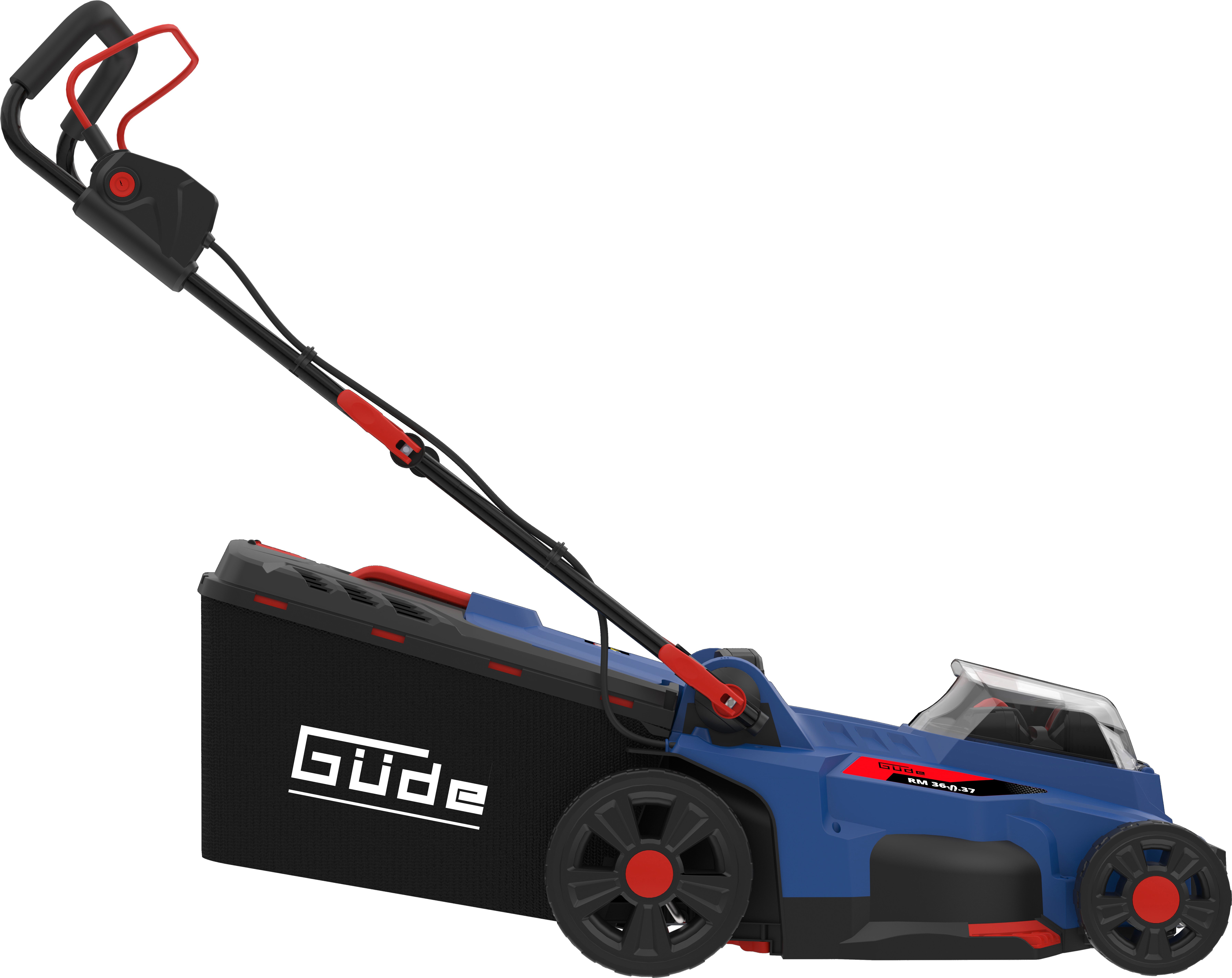 Güde Akkurasenmäher RM 36-402-30.37, 37 cm Schnittbreite, 3 Funktionen: Mähen, Sammeln und Mulchen