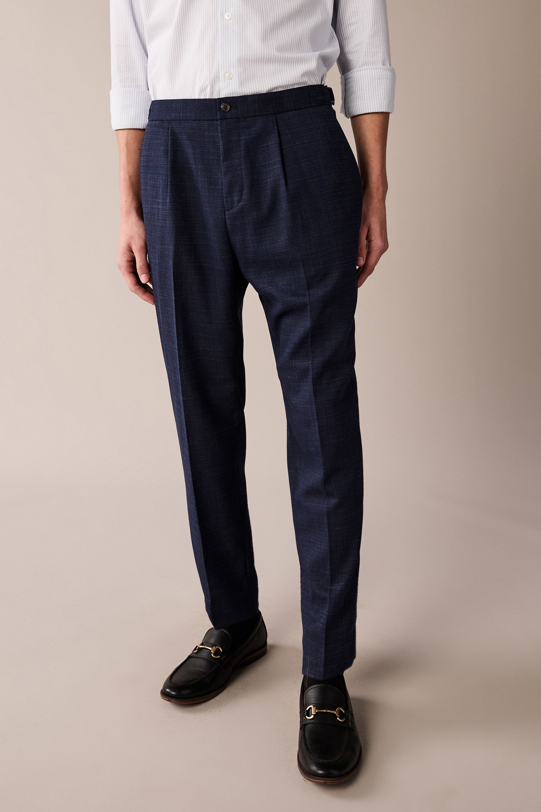 Next Stoffhose Seitlich verstellbare Anzughose mit günstig online kaufen